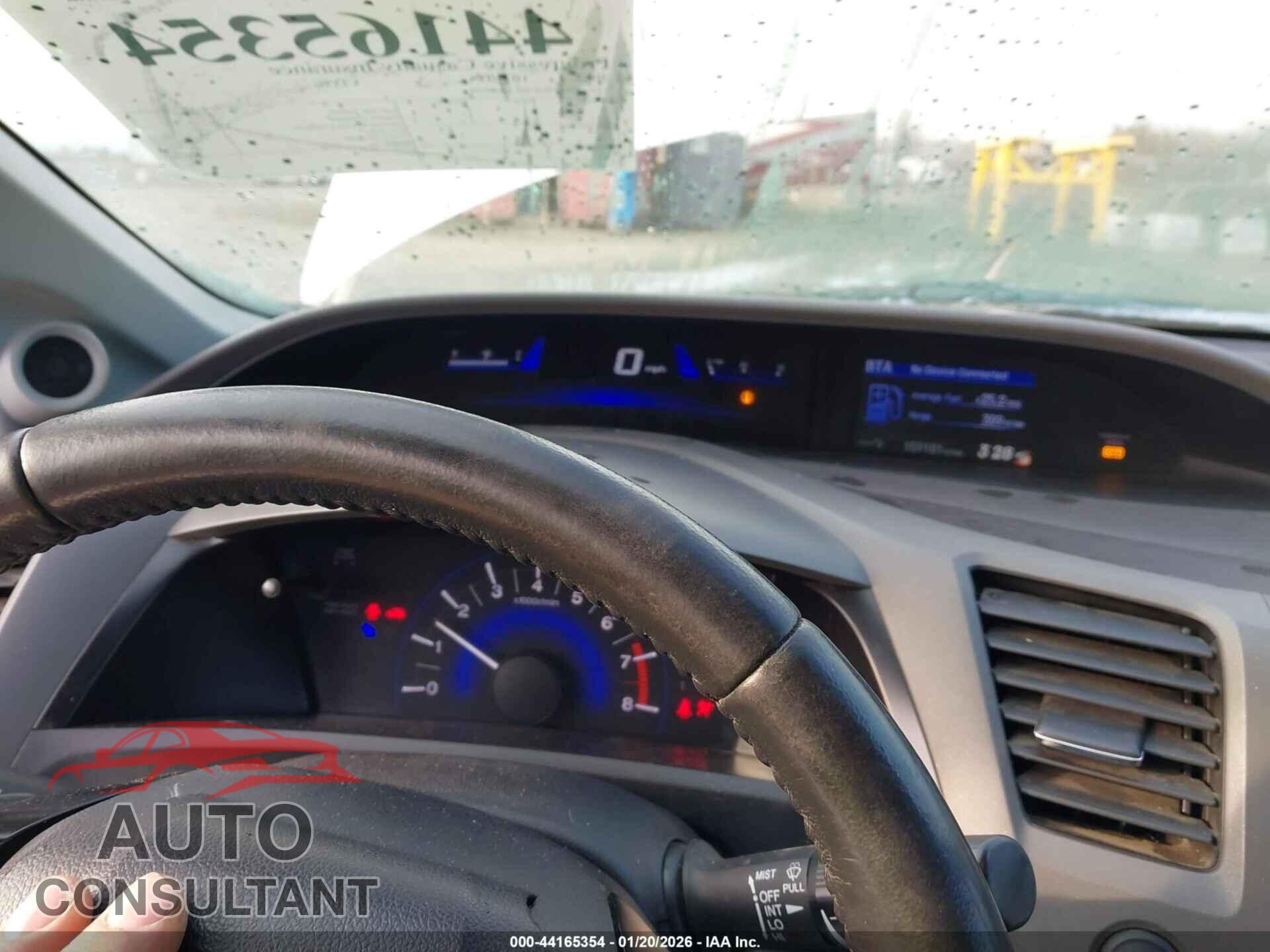 HONDA CIVIC 2012 - 19XFB2F90CE360970