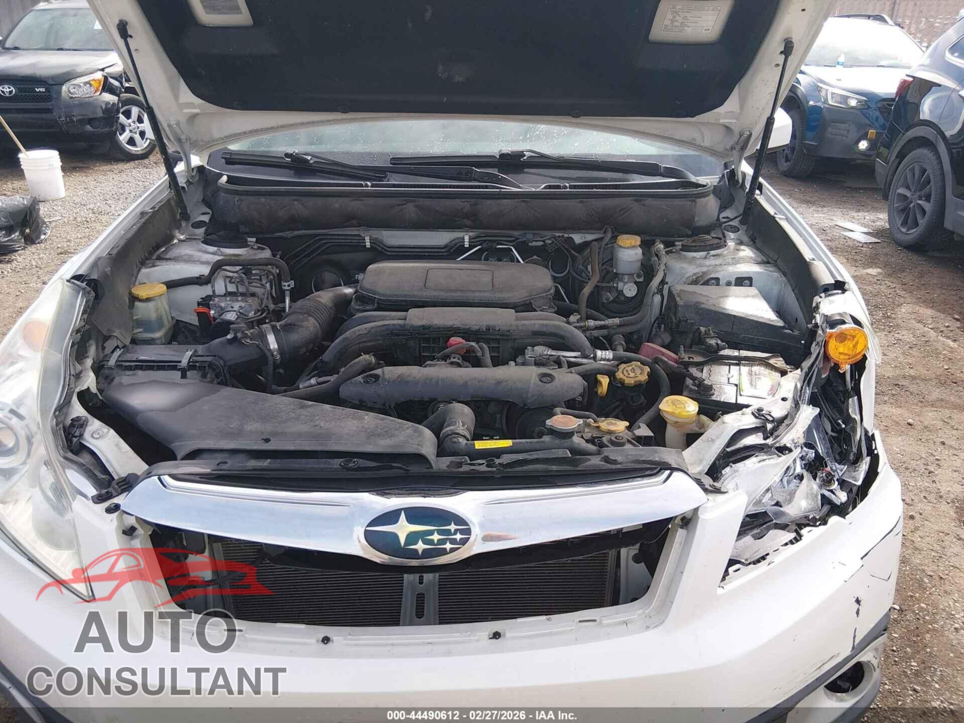SUBARU OUTBACK 2012 - 4S4BRBCC9C3209638