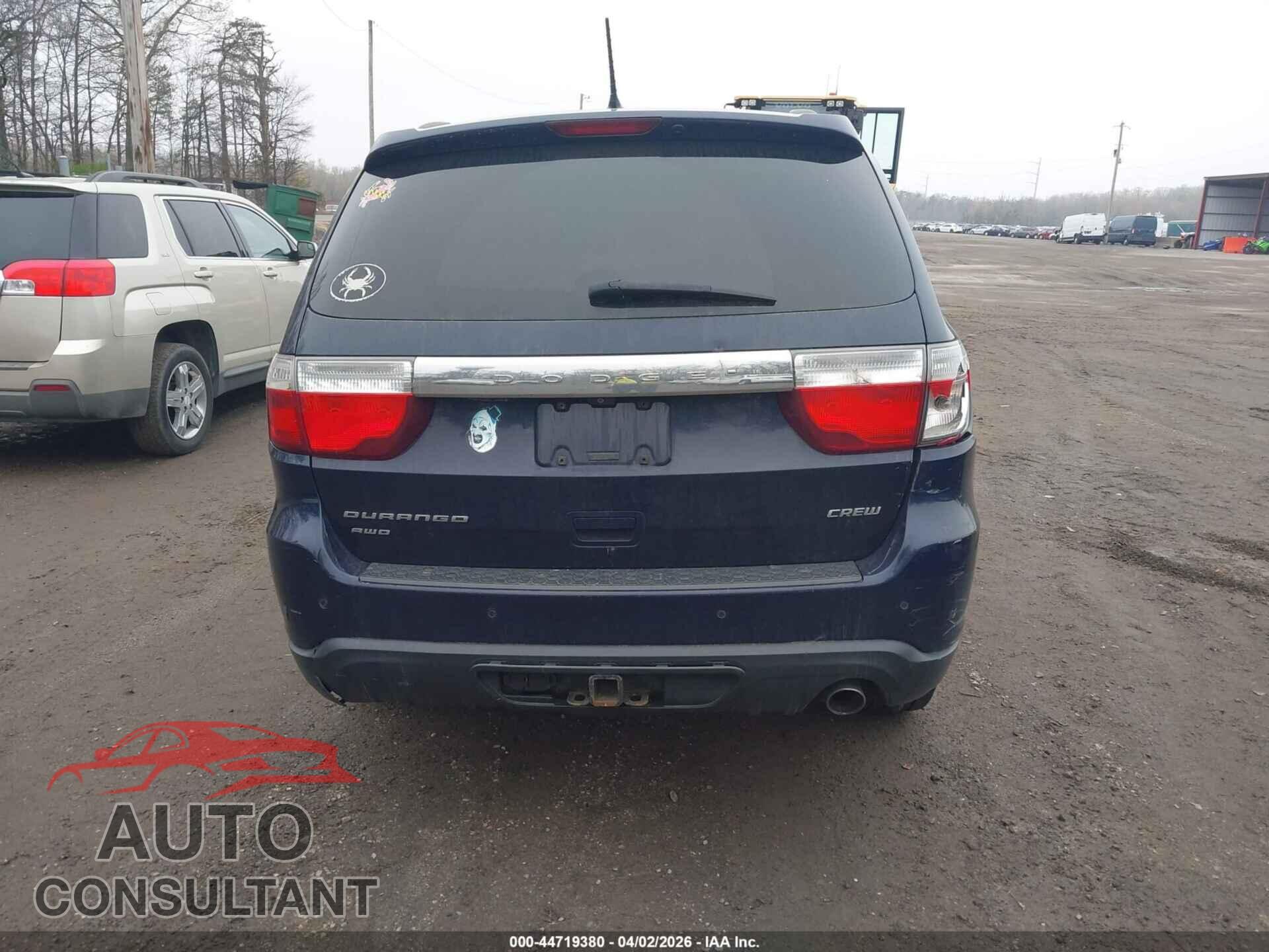 DODGE DURANGO 2013 - 1C4RDJDG5DC509000