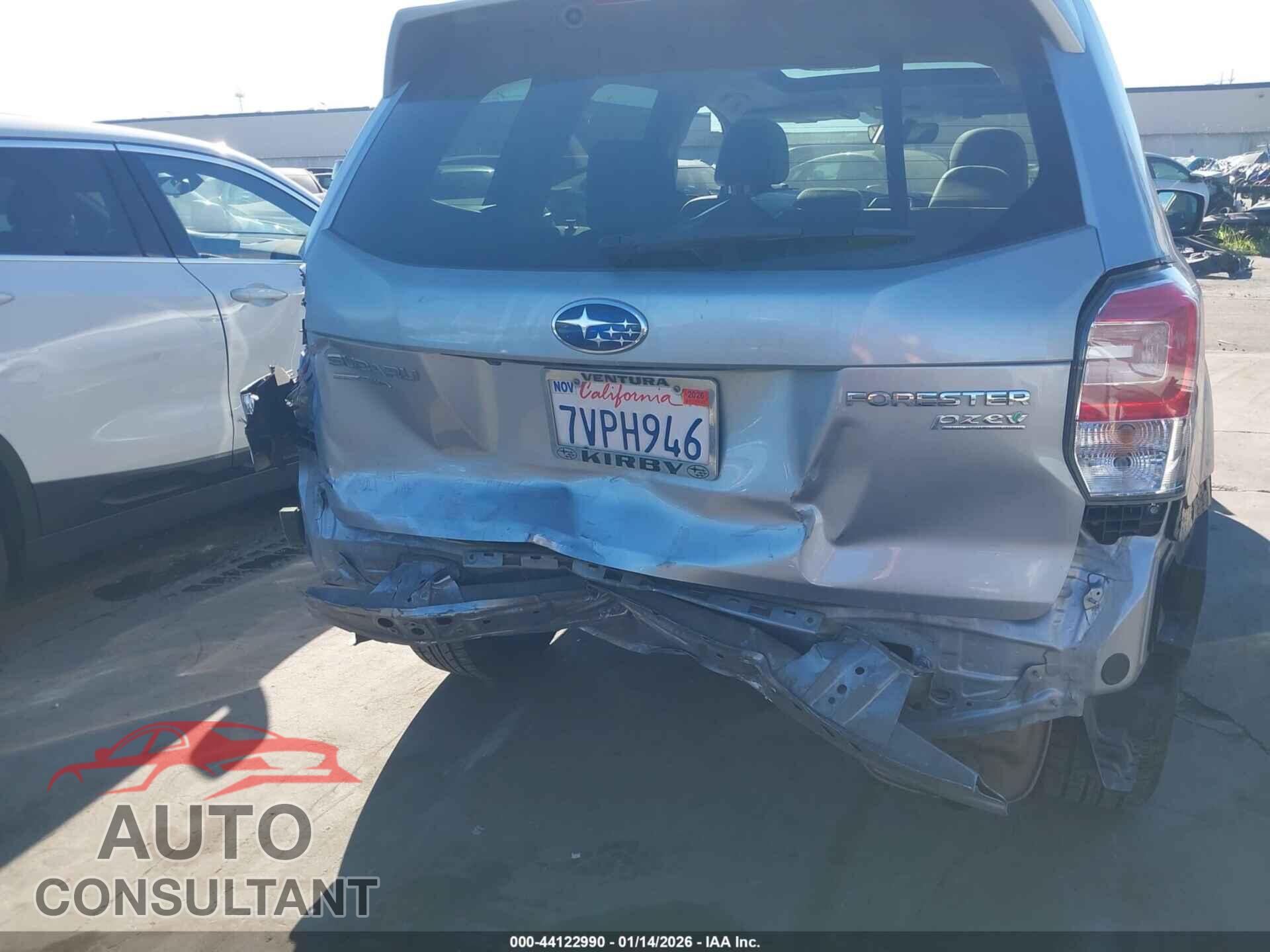 SUBARU FORESTER 2017 - JF2SJAECXHH466435