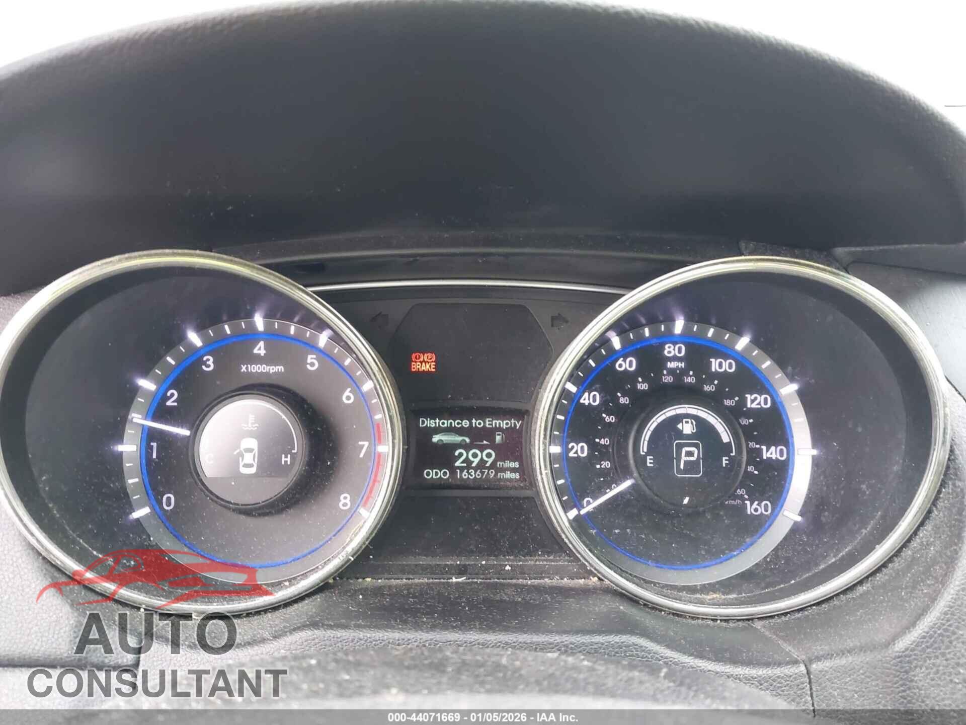 HYUNDAI SONATA 2012 - 5NPEC4AC7CH339035