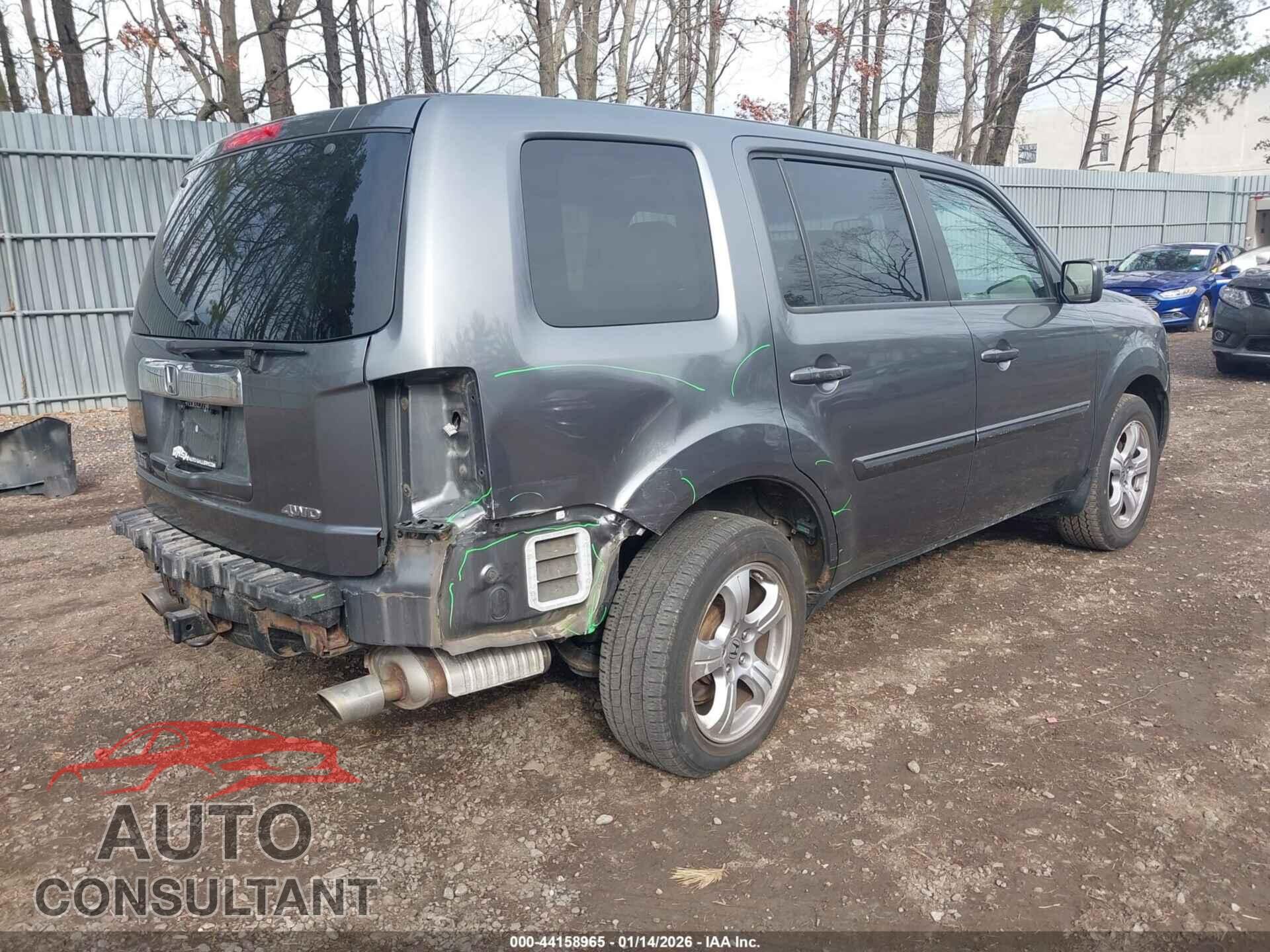 HONDA PILOT 2013 - 5FNYF4H55DB041983
