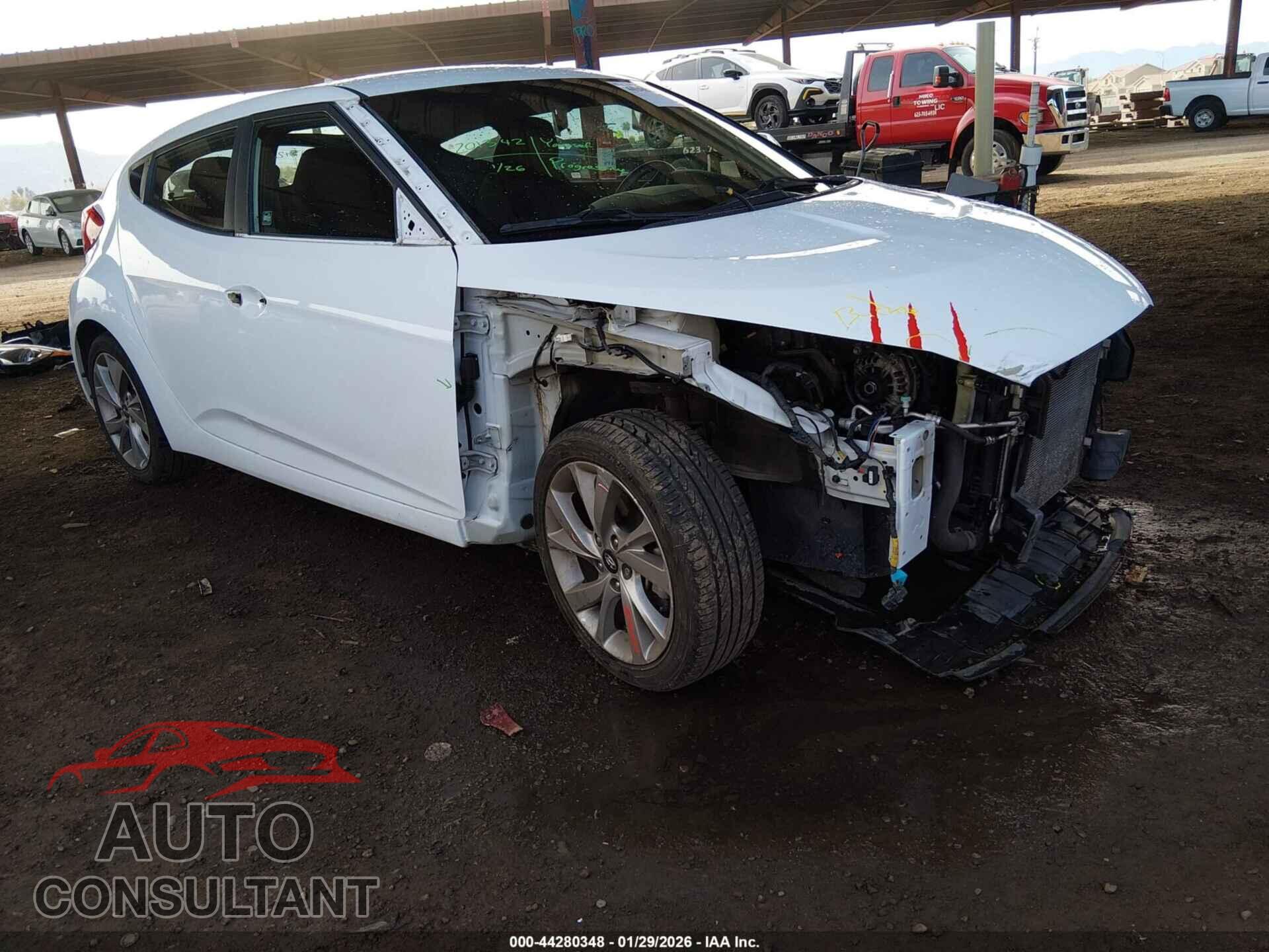 HYUNDAI VELOSTER 2017 - KMHTC6AD0HU310867