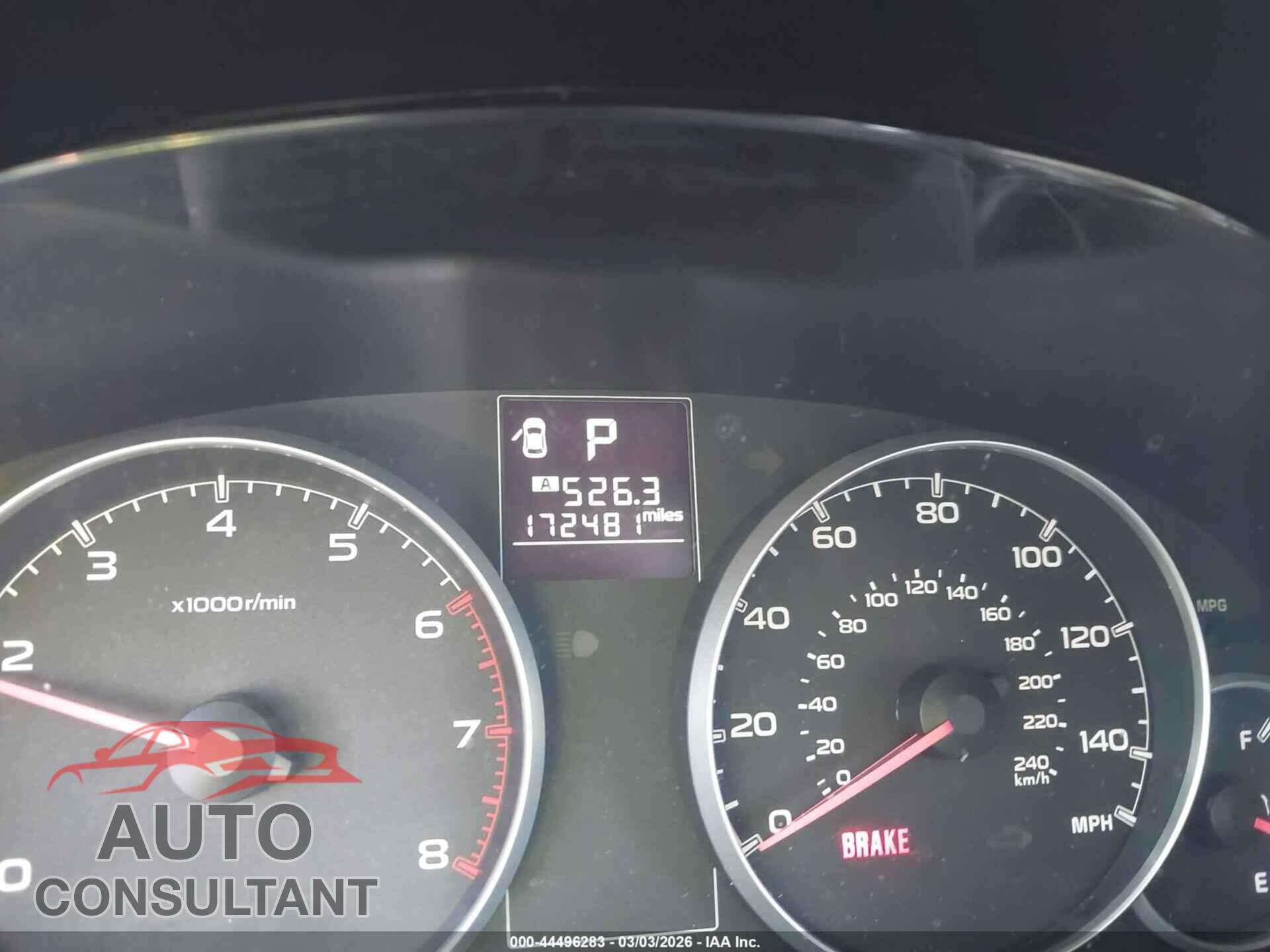 SUBARU OUTBACK 2014 - 4S4BRBCC5E3204701