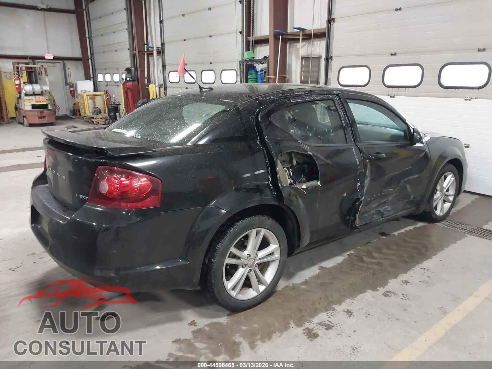 DODGE AVENGER 2013 - 1C3CDZCB3DN502212
