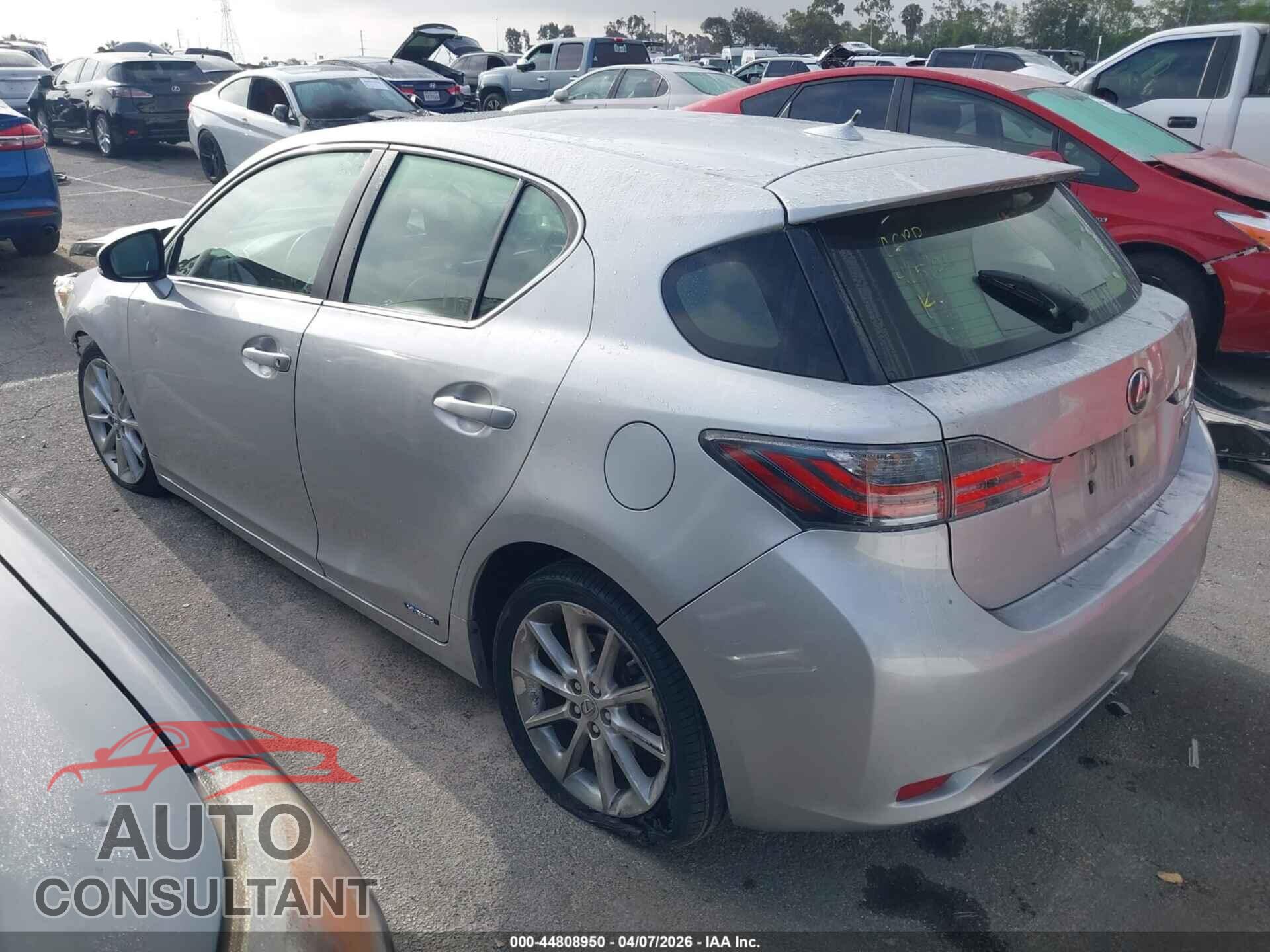 LEXUS CT 200H 2012 - JTHKD5BH8C2108161
