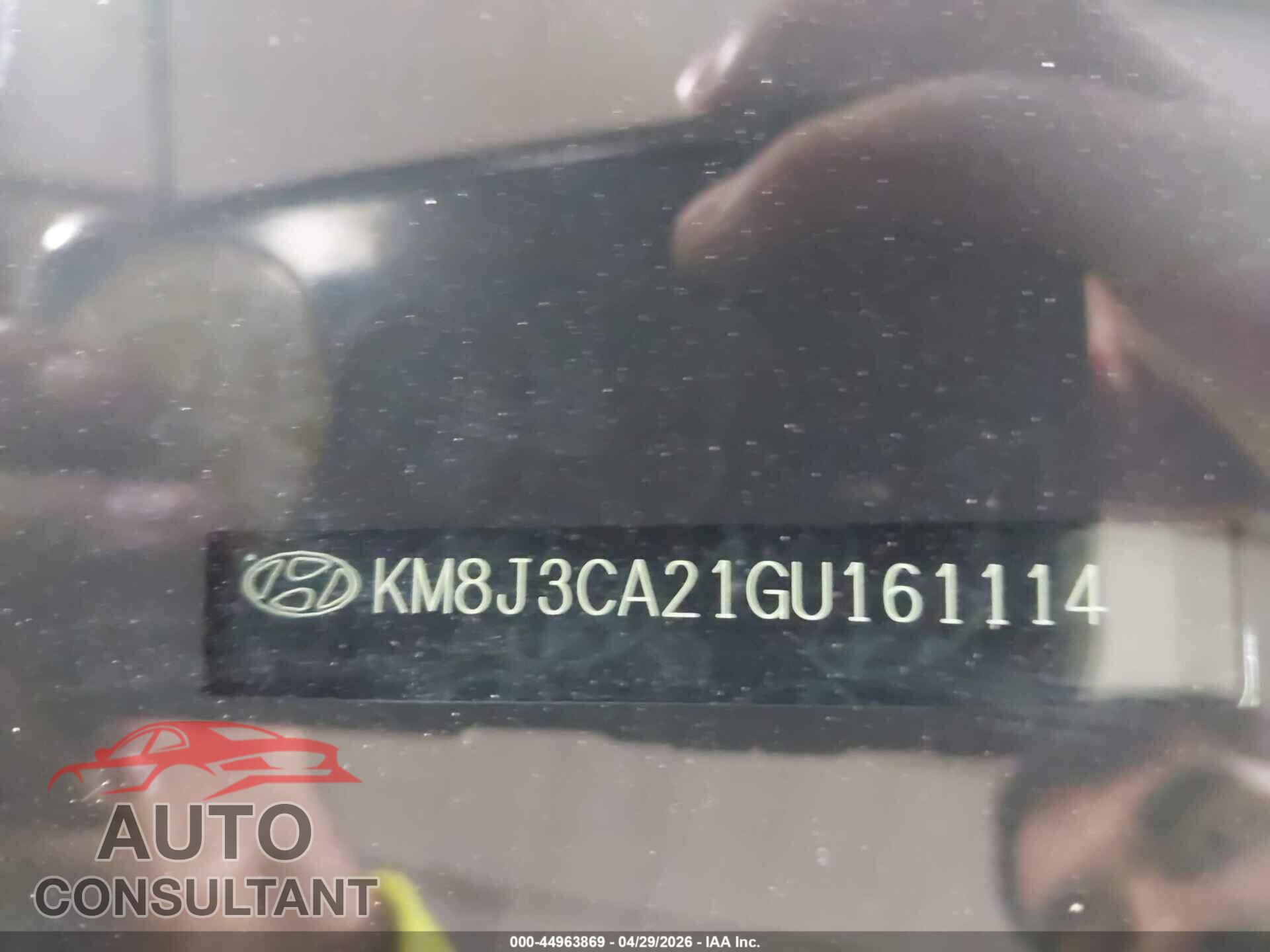 HYUNDAI TUCSON 2016 - KM8J3CA21GU161114
