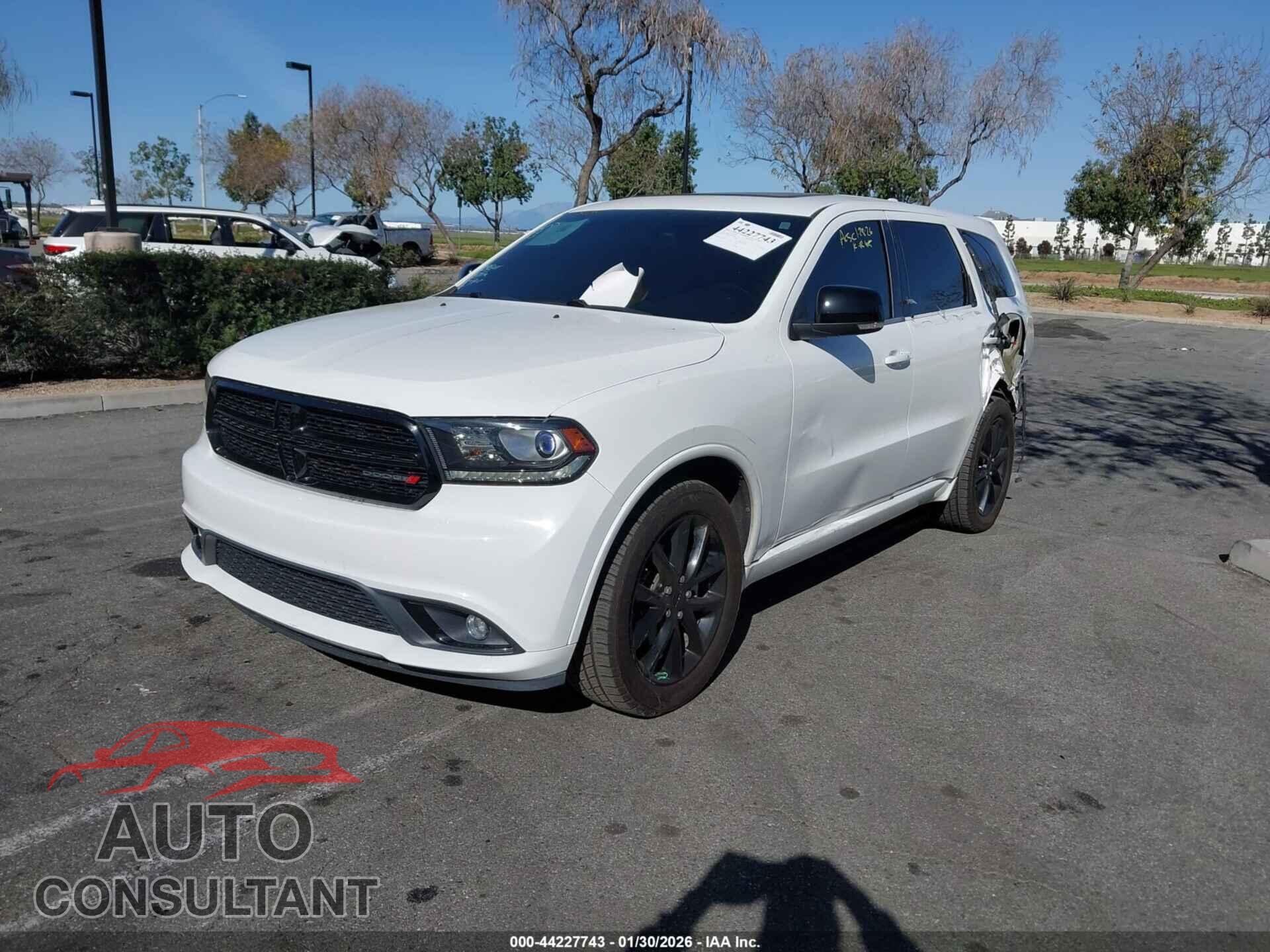 DODGE DURANGO 2017 - 1C4RDHDG8HC896558