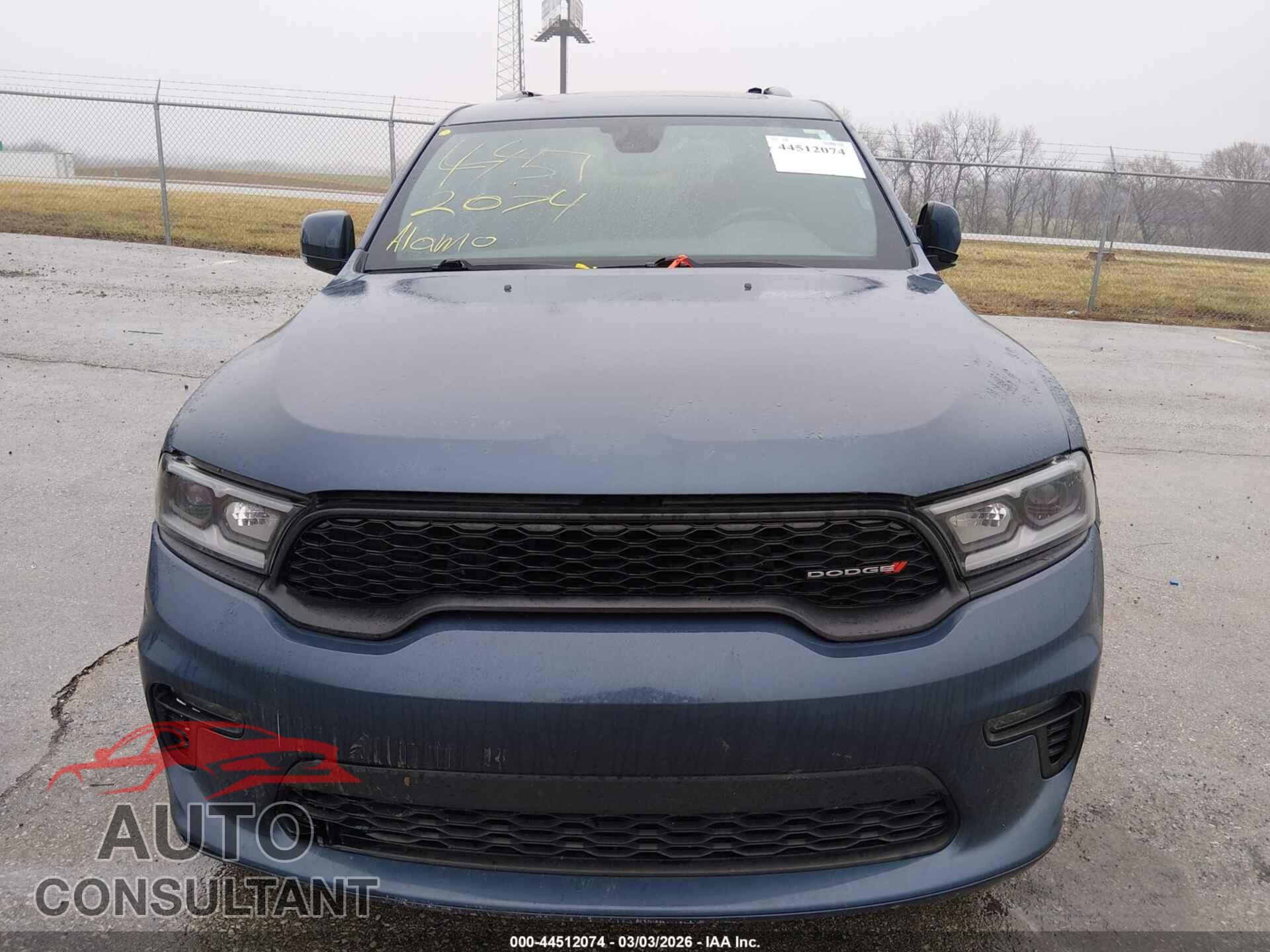 DODGE DURANGO 2021 - 1C4RDJDGXMC578300