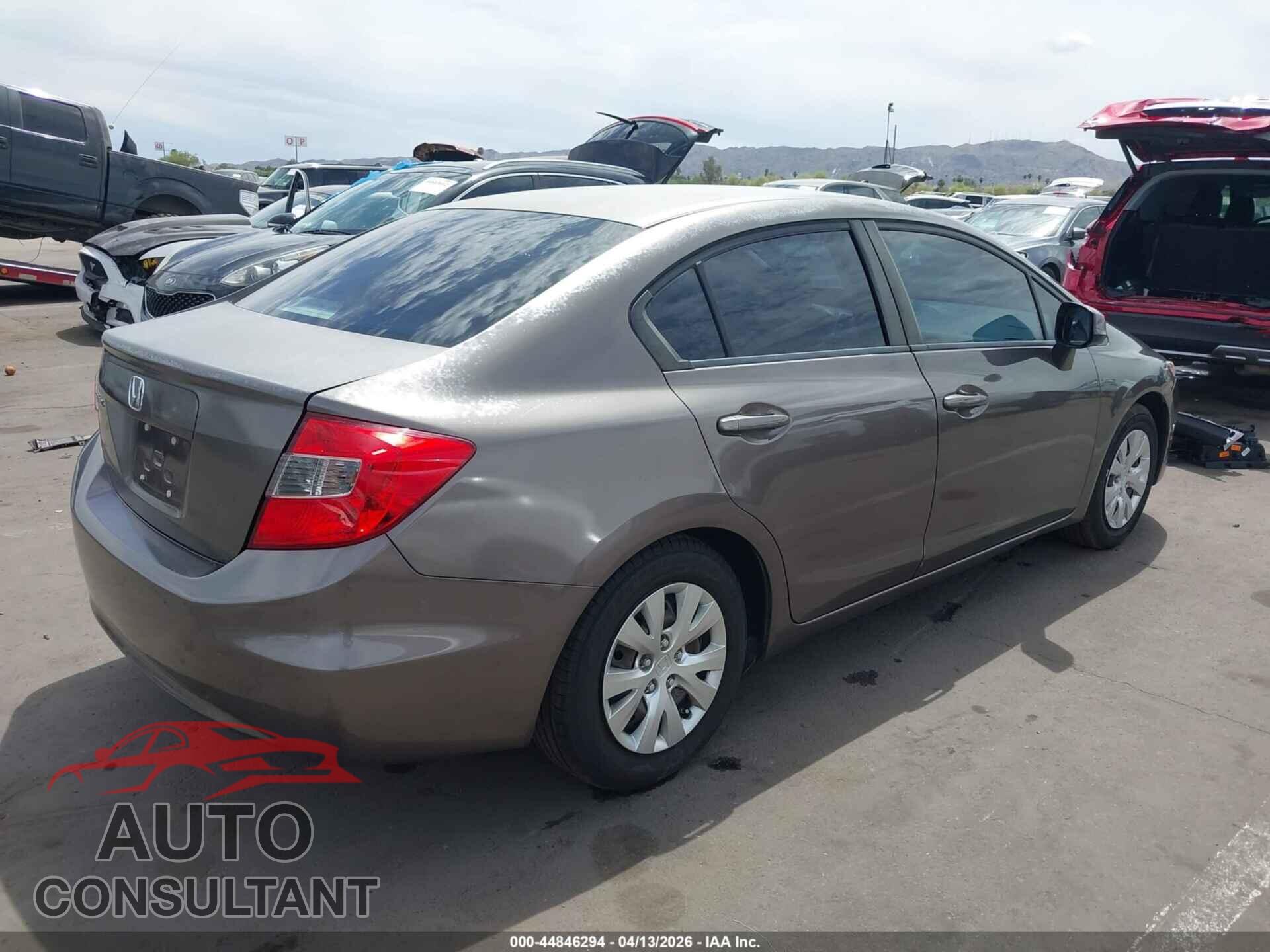 HONDA CIVIC 2012 - 2HGFB2F53CH610799