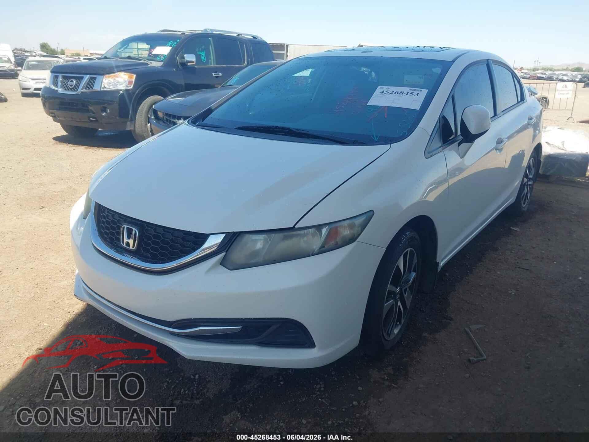 HONDA CIVIC 2013 - 19XFB2F83DE043628