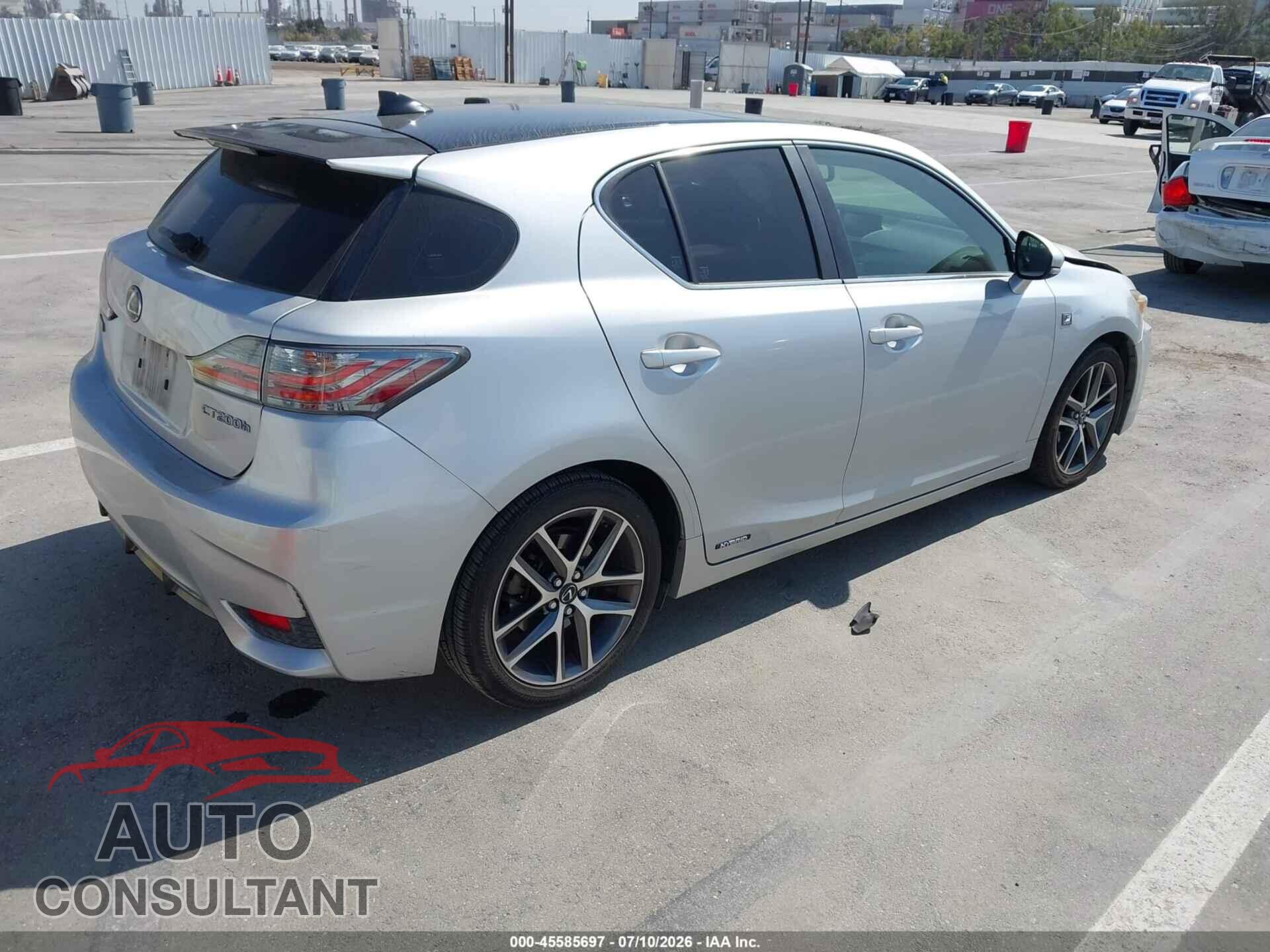 LEXUS CT 200H 2014 - JTHKD5BH4E2183779