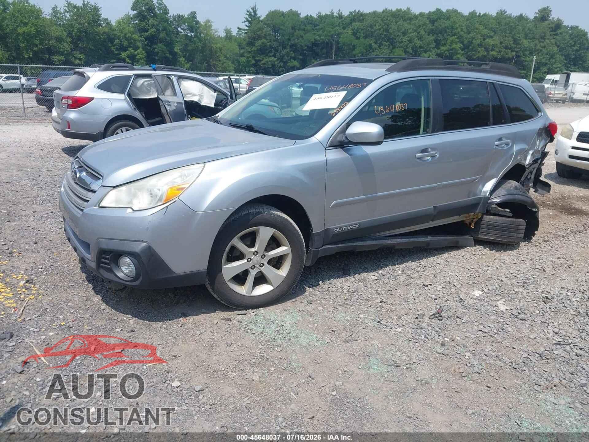 SUBARU OUTBACK 2013 - 4S4BRBGC8D3215541