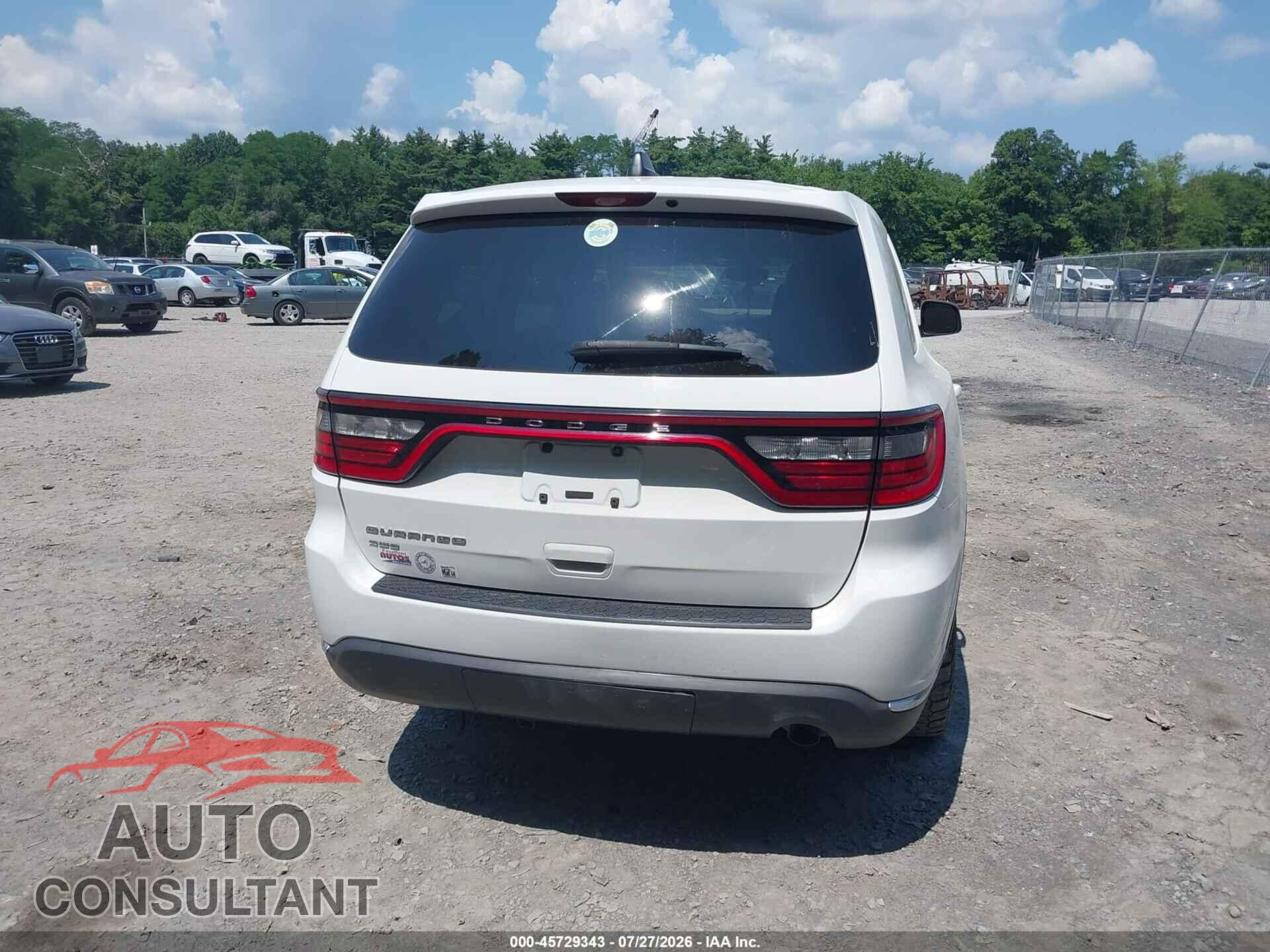DODGE DURANGO 2017 - 1C4RDJAG2HC878939