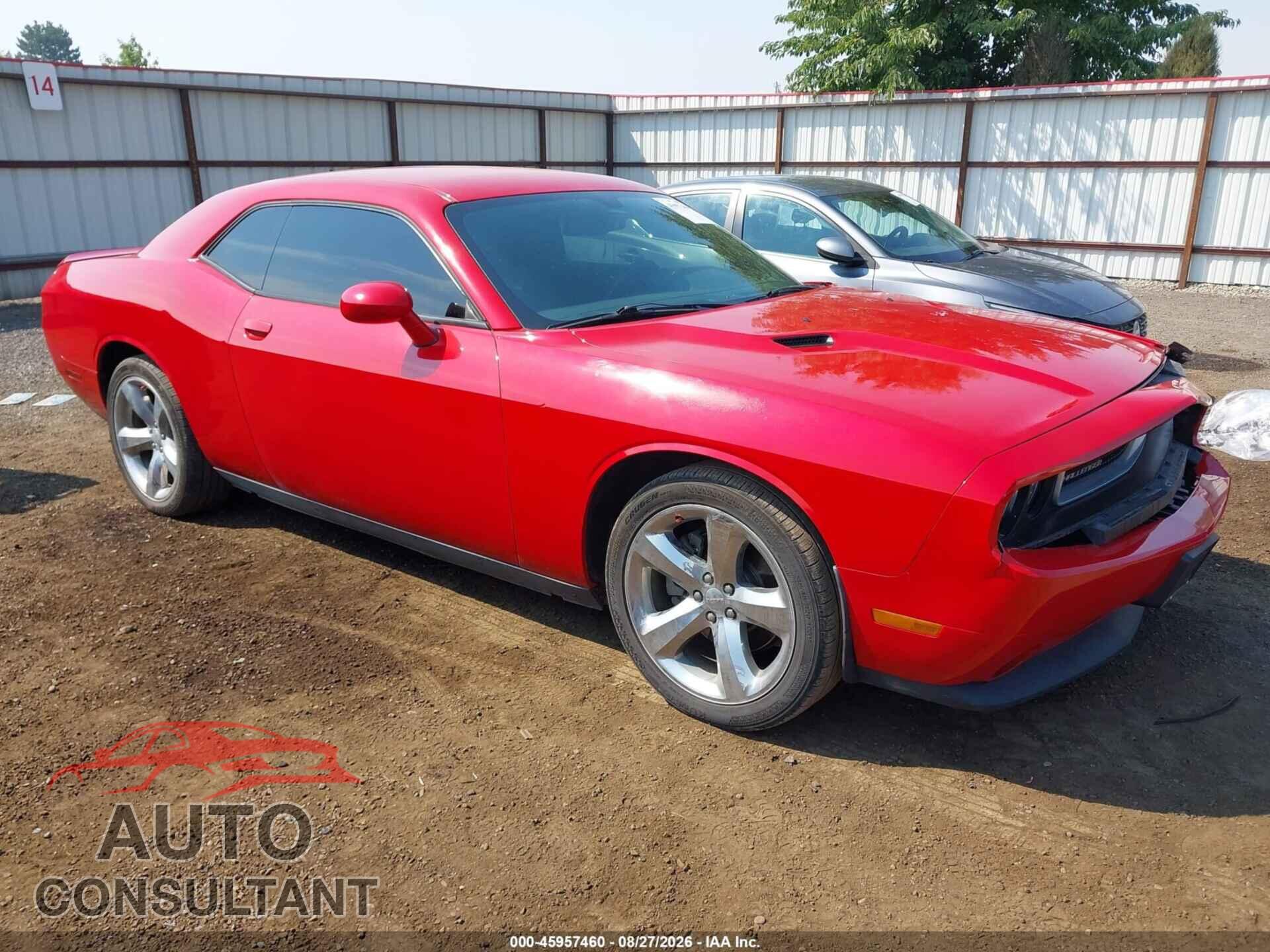 DODGE CHALLENGER 2012 - 2C3CDYAG7CH142748