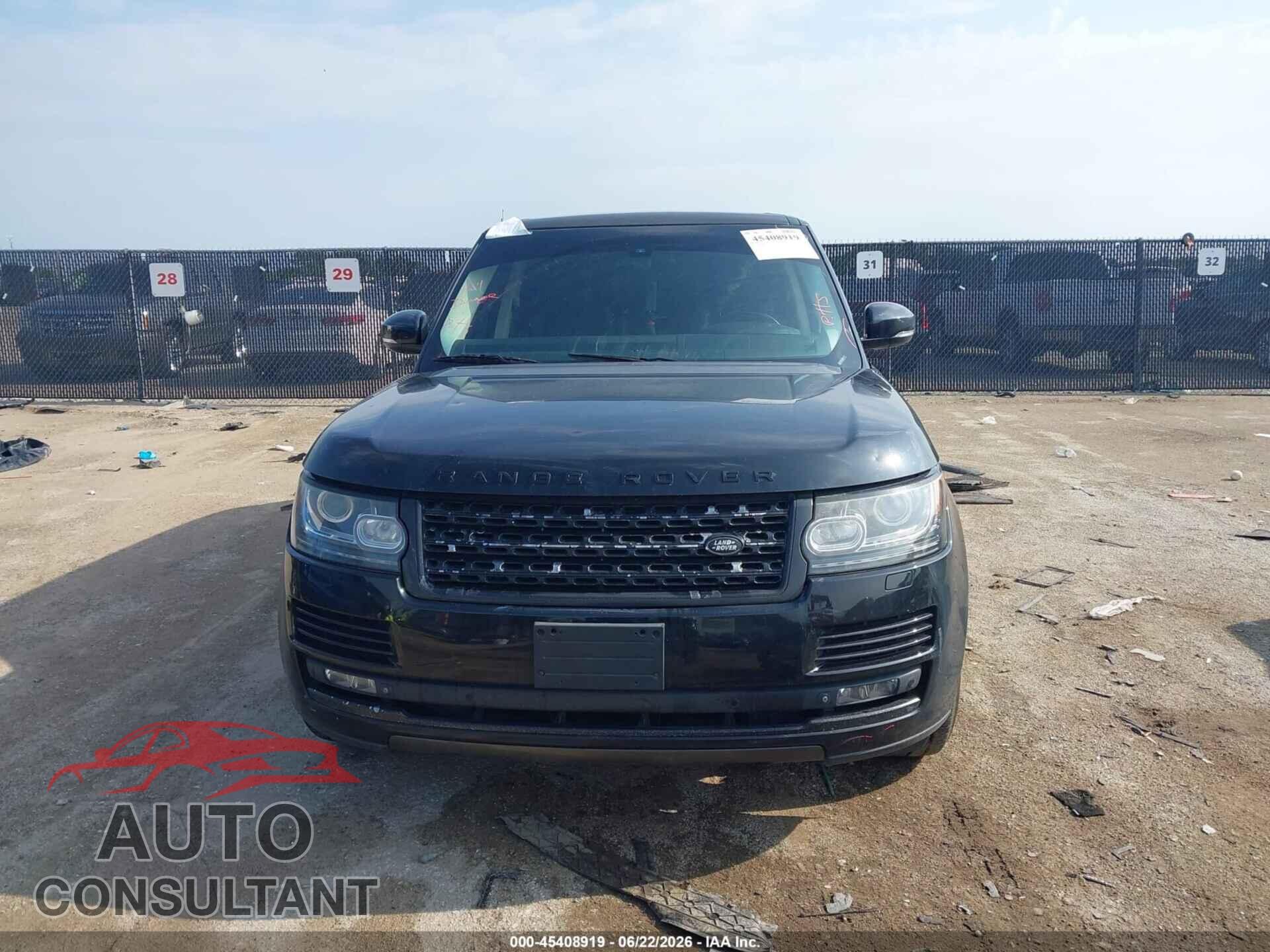 LAND ROVER RANGE ROVER 2013 - SALGS2DF1DA103715