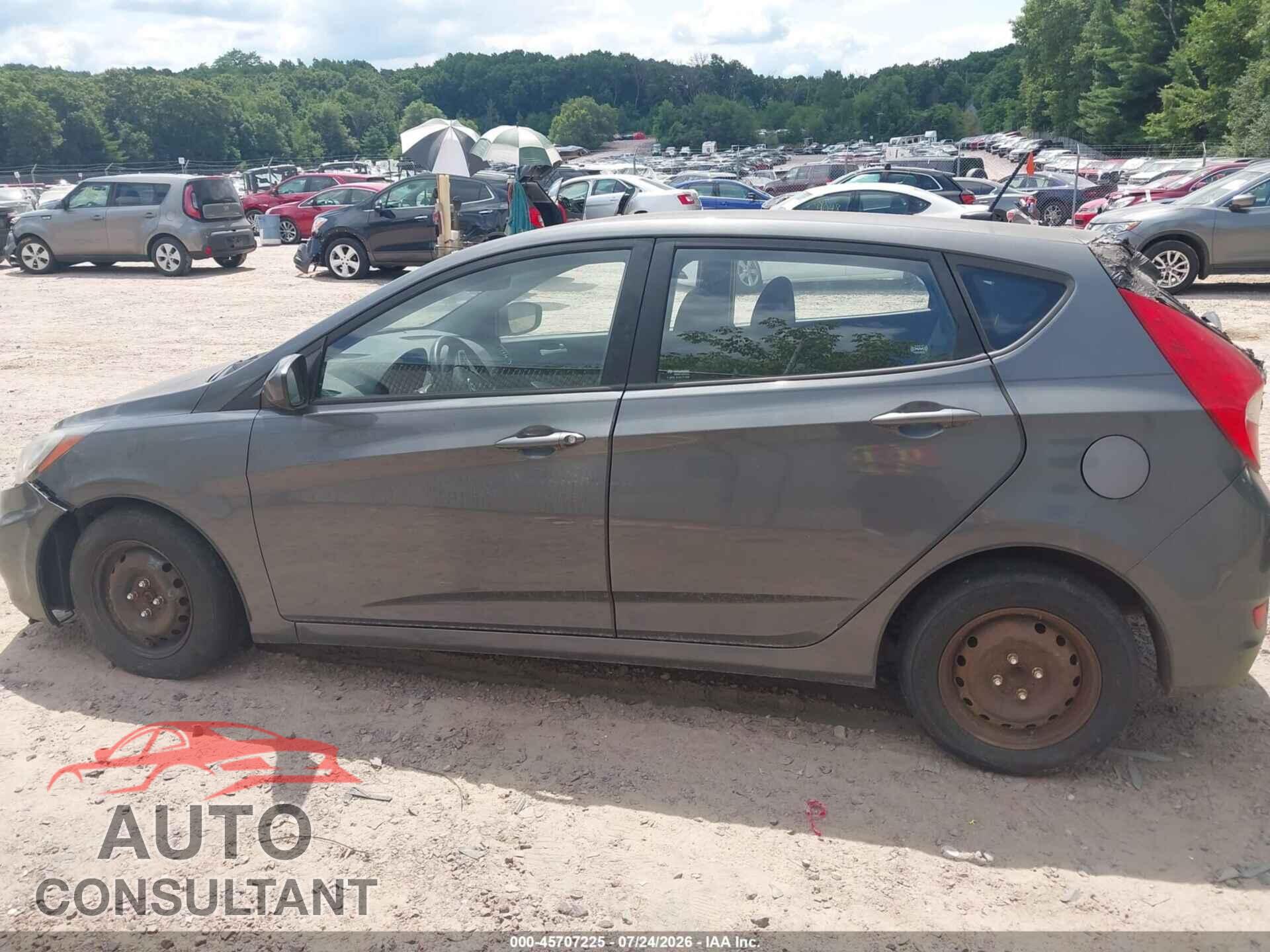 HYUNDAI ACCENT 2012 - KMHCT5AE9CU016380