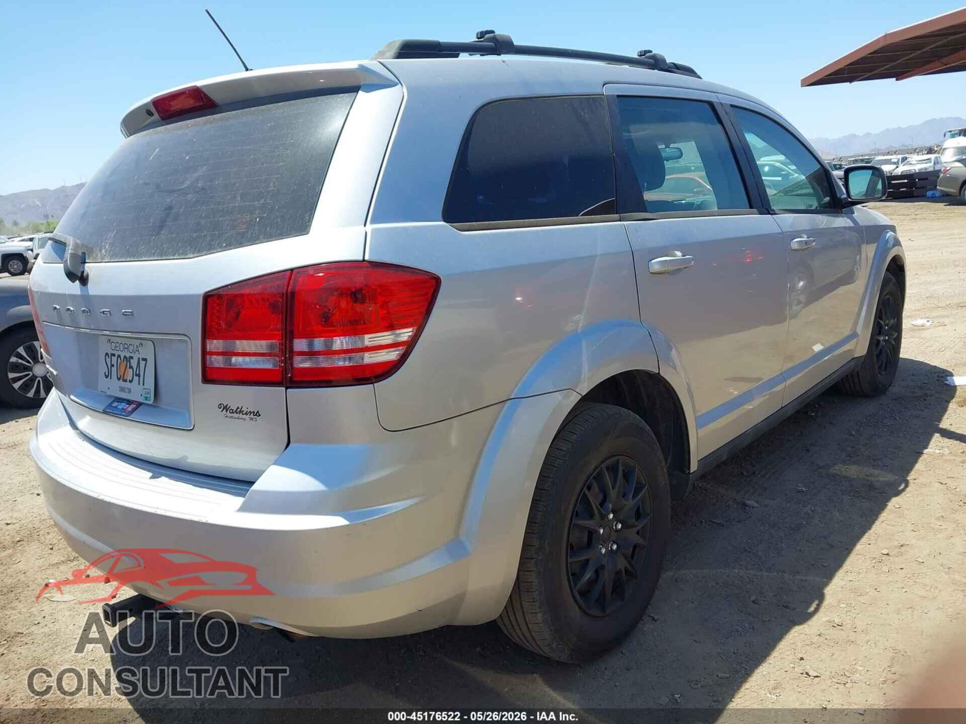 DODGE JOURNEY 2012 - 3C4PDCAB5CT290585