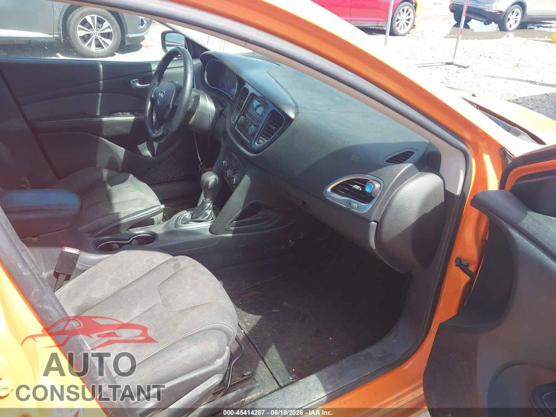 DODGE DART 2013 - 1C3CDFBA3DD320250