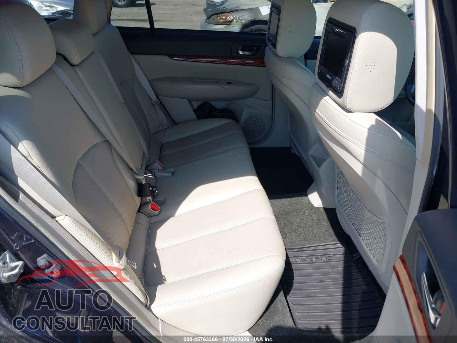 SUBARU OUTBACK 2012 - 4S4BRCKC8C3243786