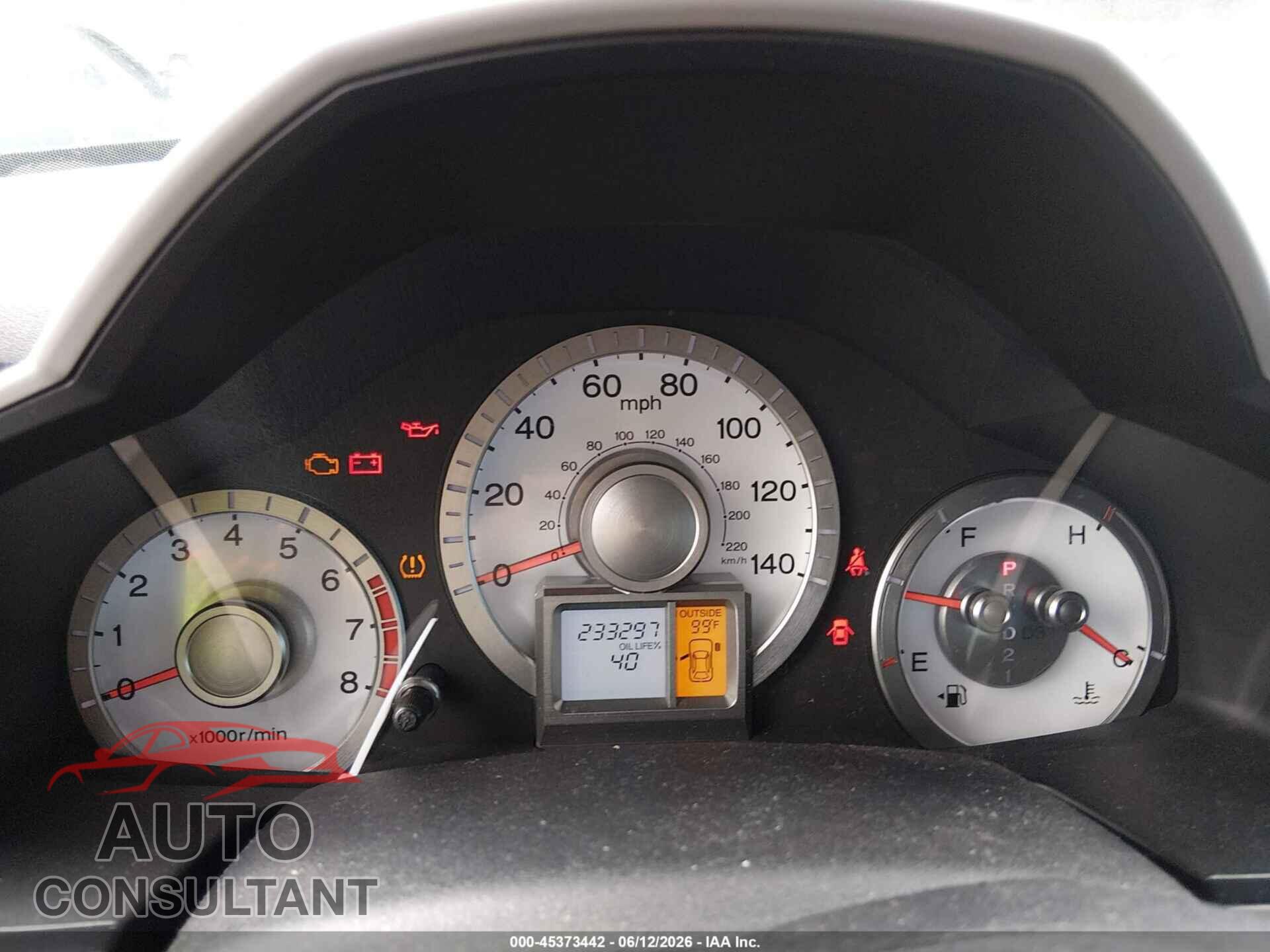 HONDA PILOT 2011 - 5FNYF4H53BB014116