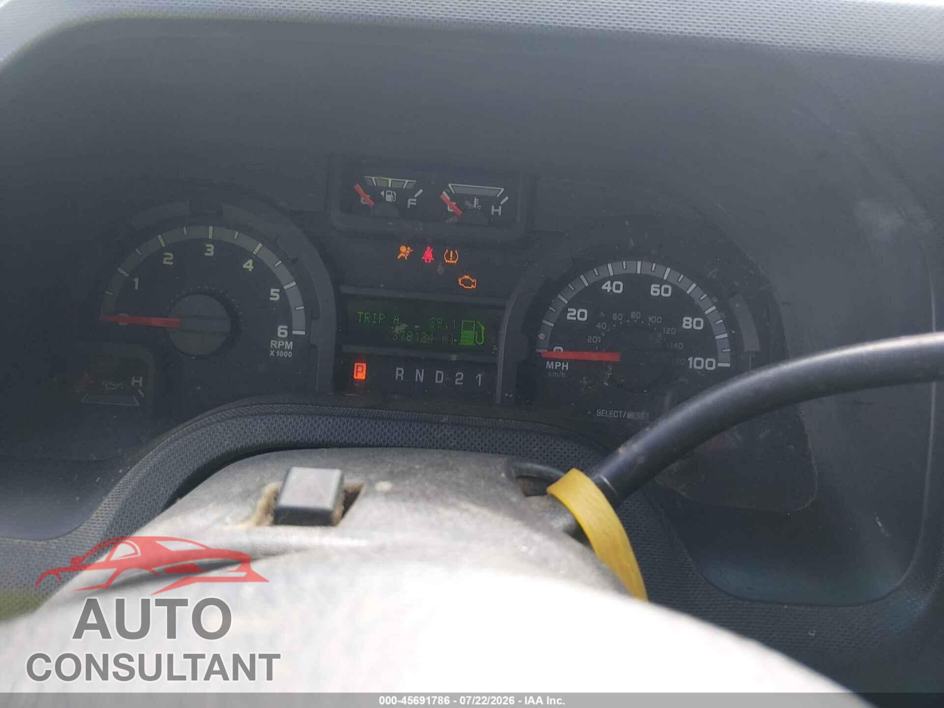 FORD E-150 2010 - 1FTNE1EW9ADA07324