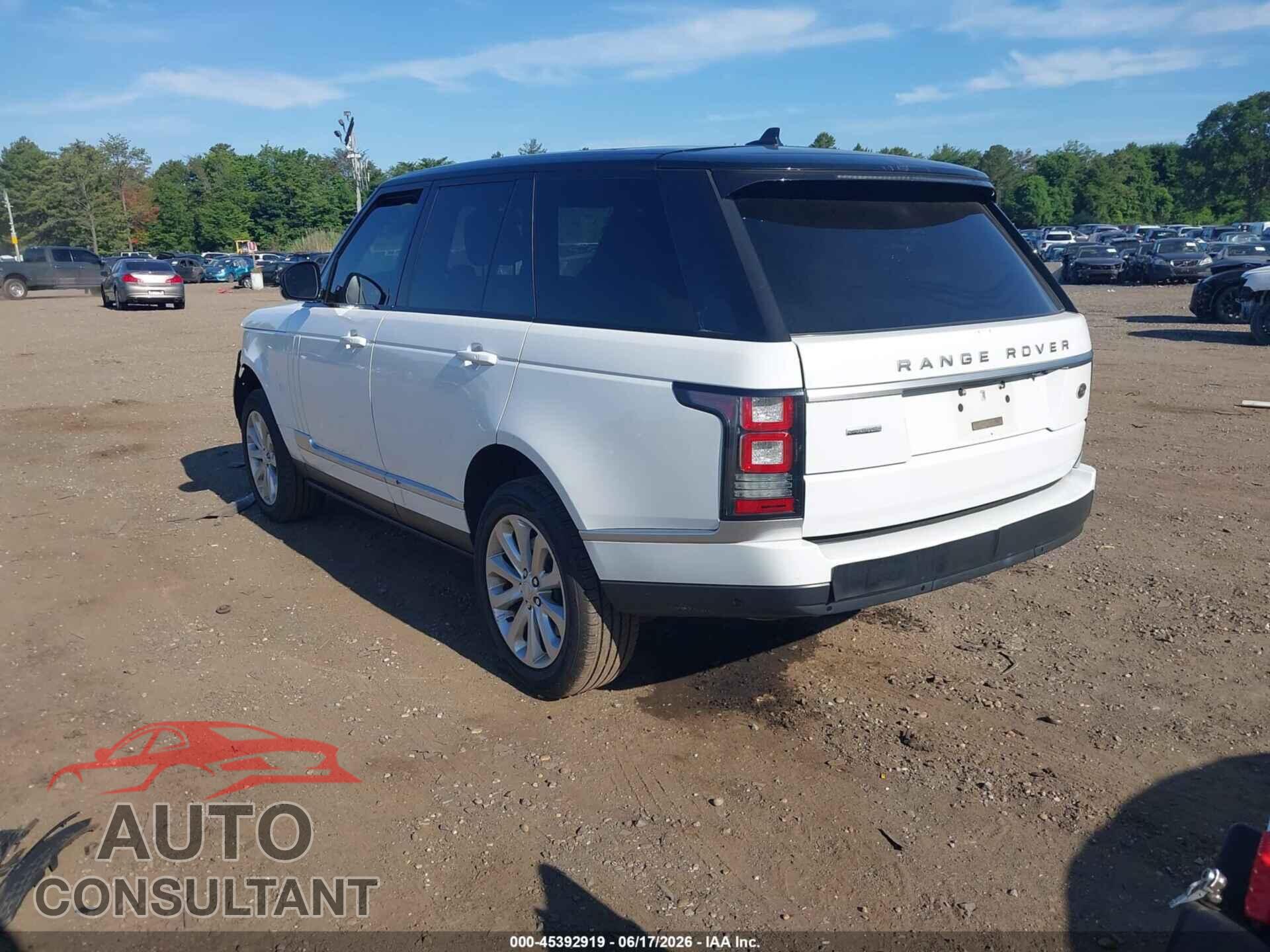 LAND ROVER RANGE ROVER 2016 - SALGS2PF8GA313650