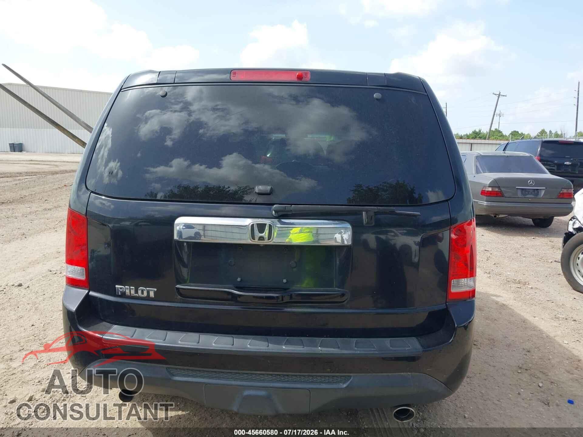 HONDA PILOT 2012 - 5FNYF3H53CB025323