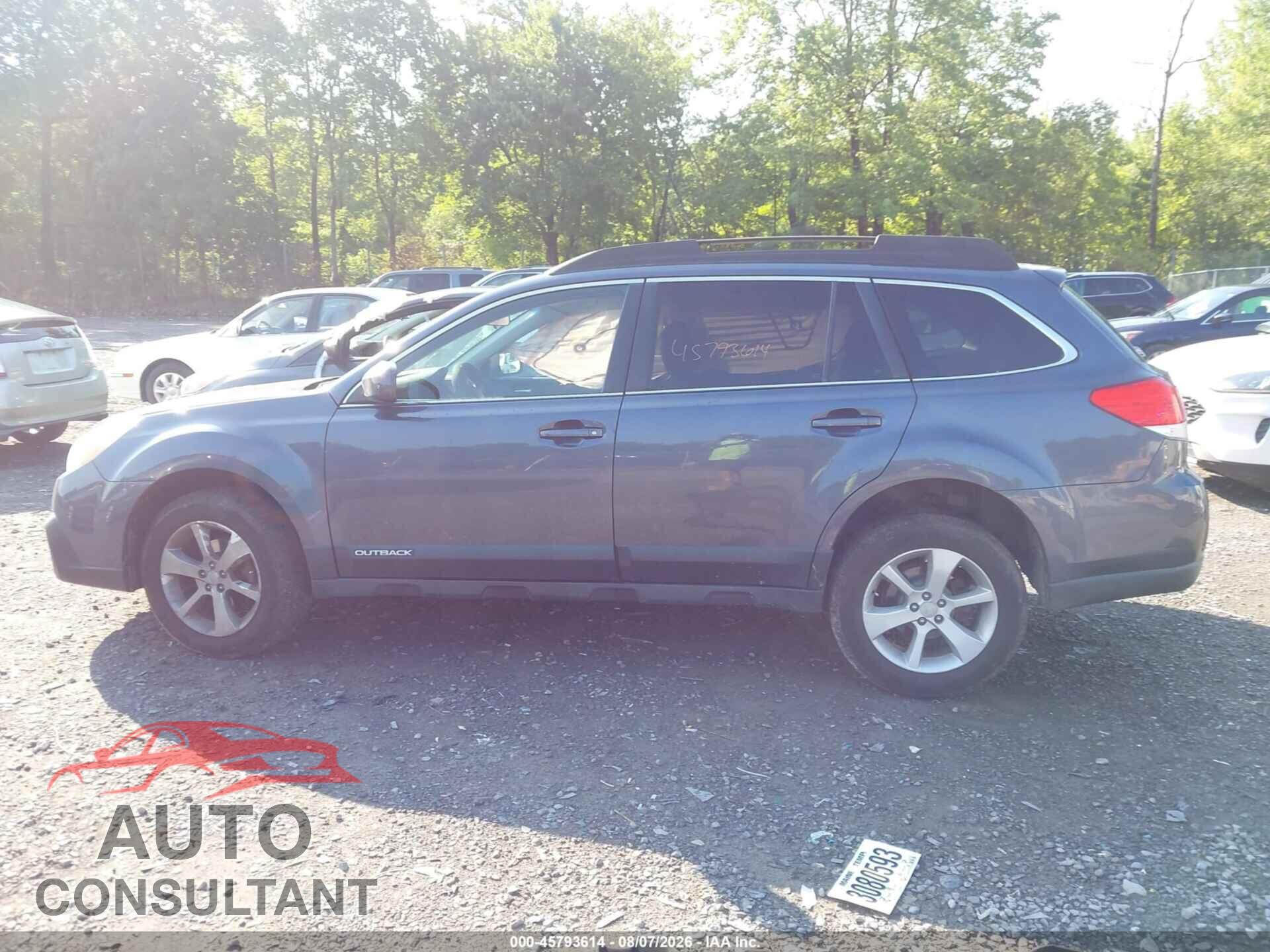 SUBARU OUTBACK 2014 - 4S4BRBCC1E3328111