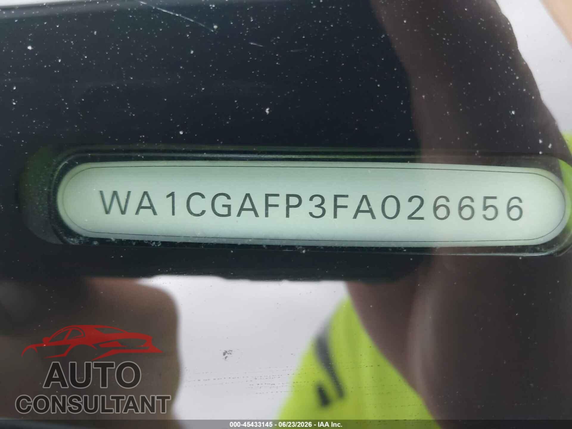 AUDI SQ5 2015 - WA1CGAFP3FA026656