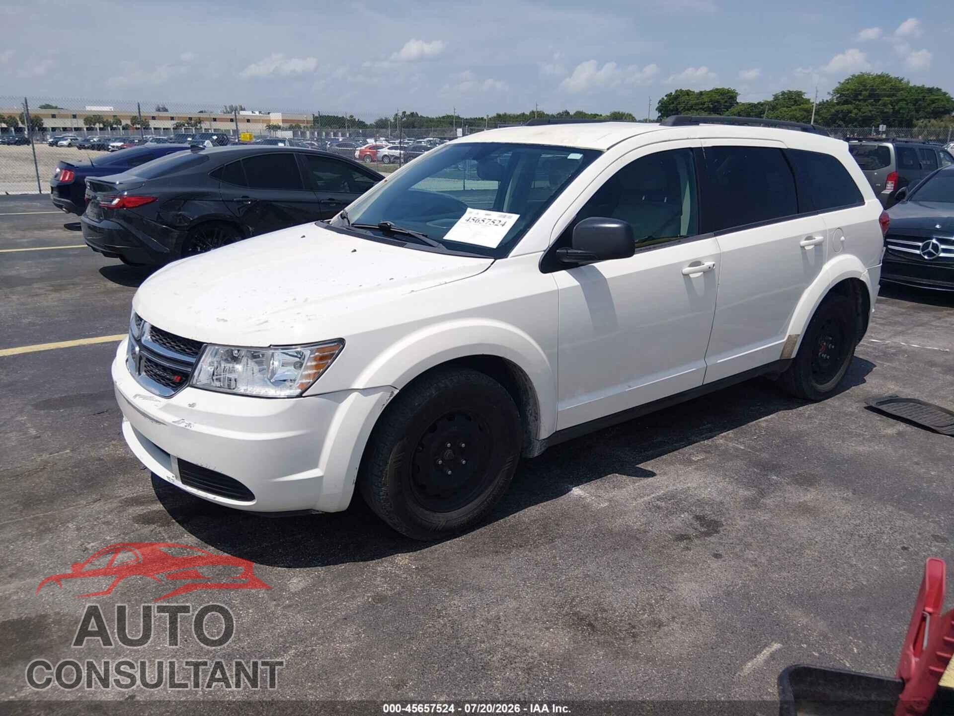DODGE JOURNEY 2012 - 3C4PDCAB5CT289985