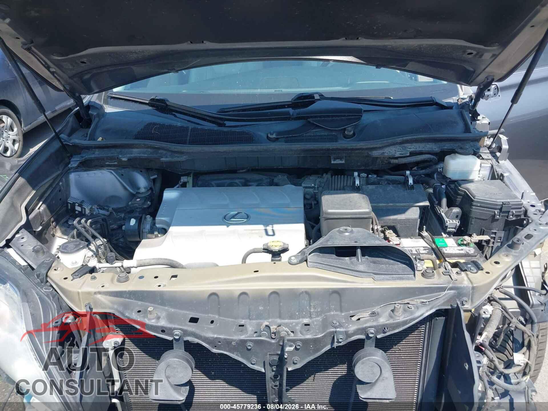LEXUS RX 350 2012 - 2T2BK1BA2CC141995