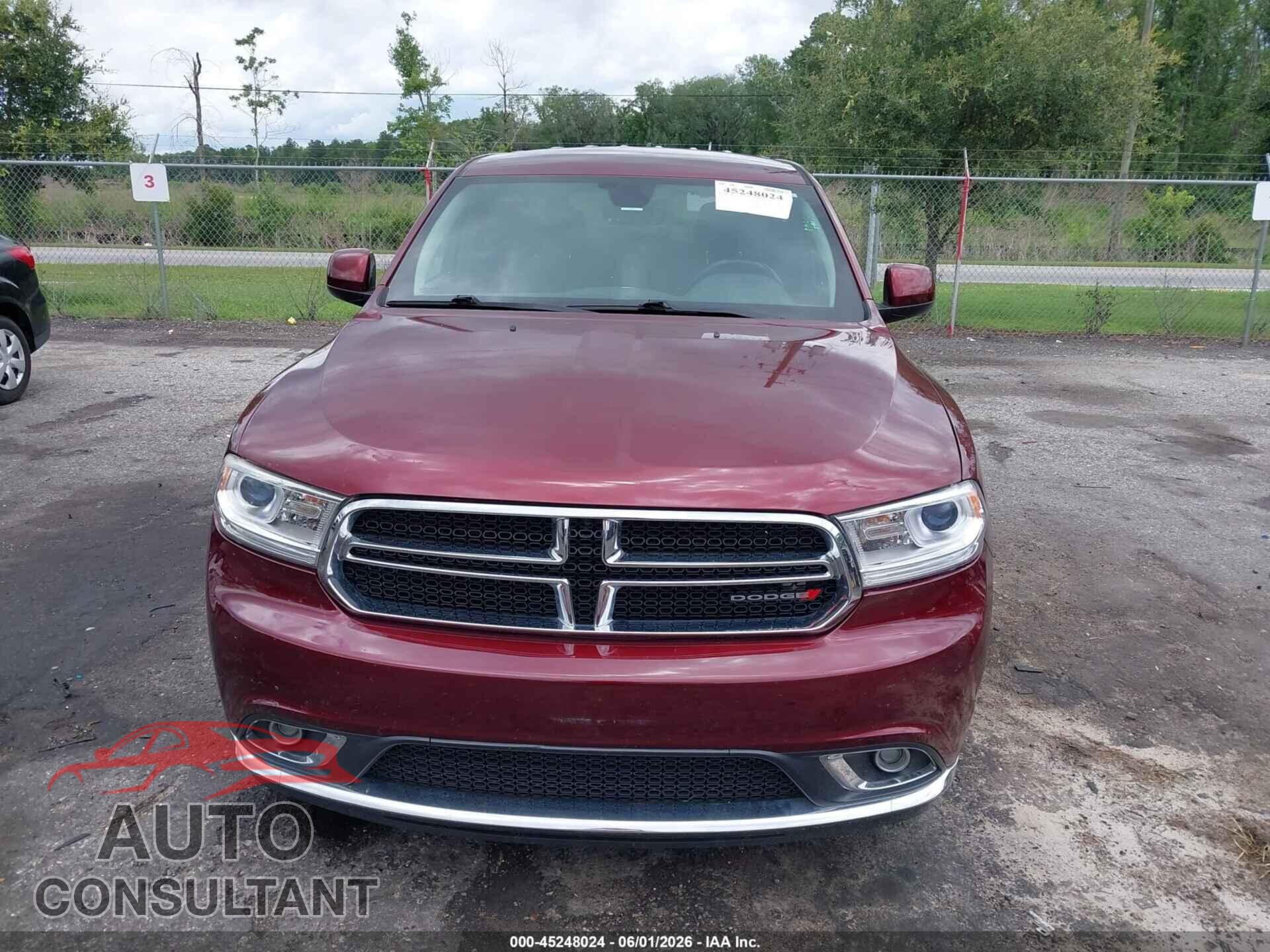 DODGE DURANGO 2018 - 1C4RDHAGXJC473572