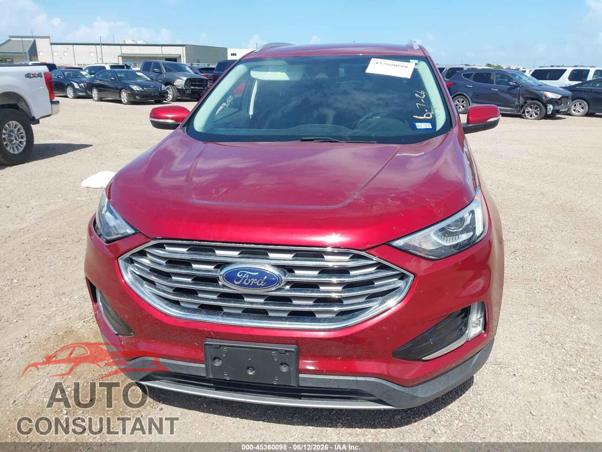FORD EDGE 2019 - 2FMPK4J91KBB25762