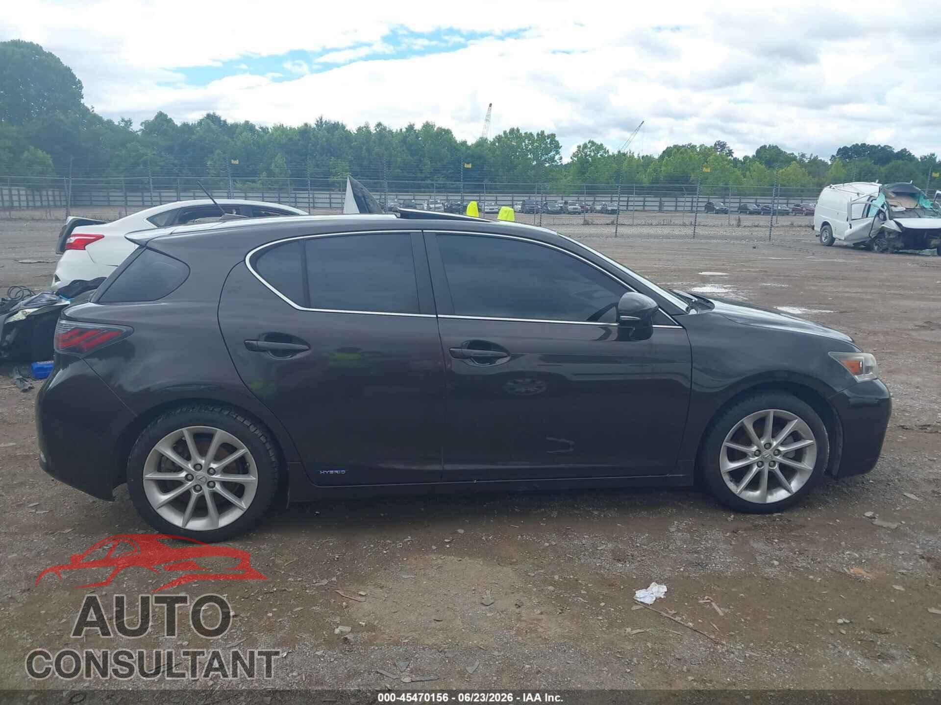 LEXUS CT 200H 2012 - JTHKD5BH3C2102624