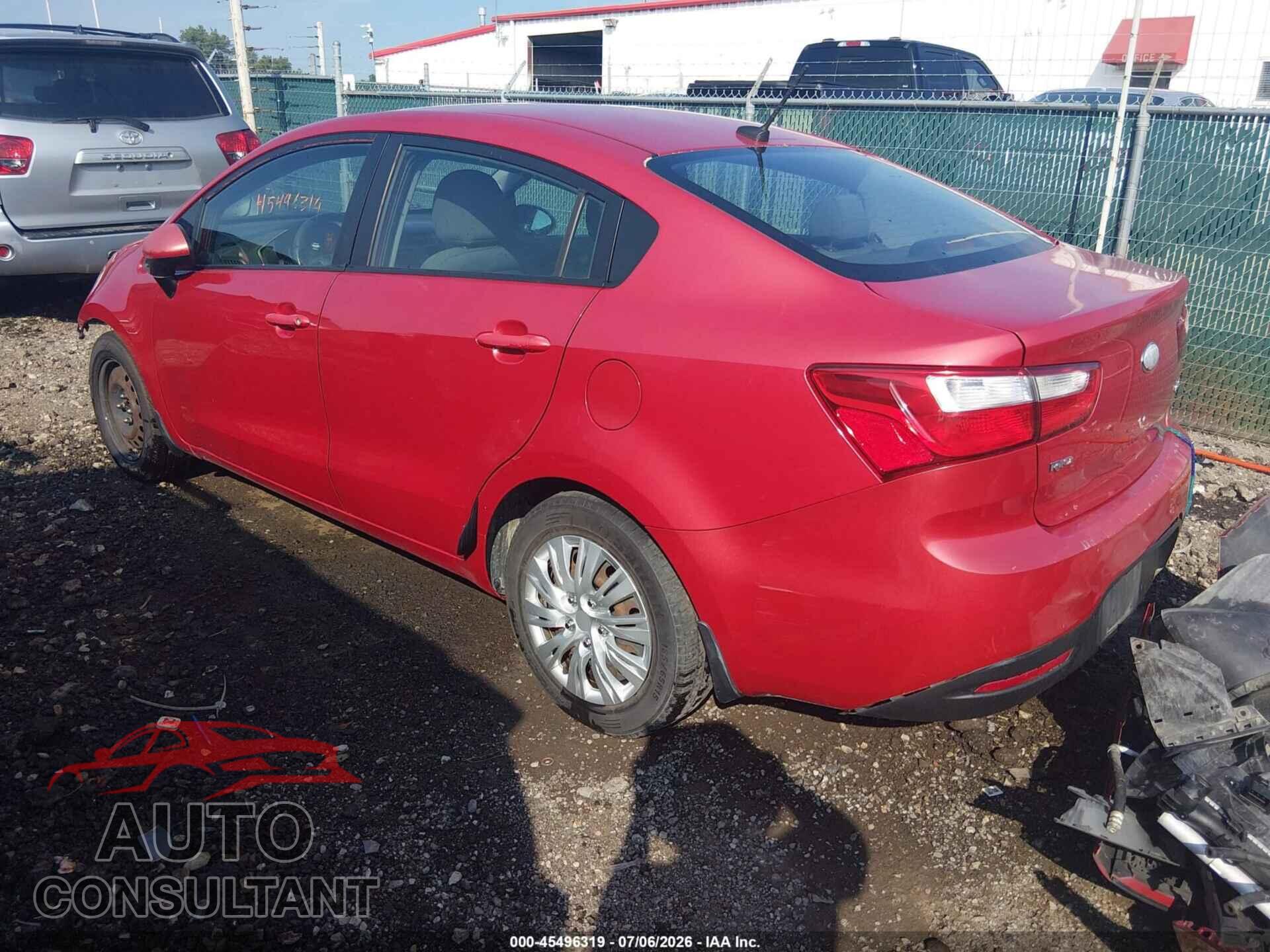 KIA RIO 2013 - KNADN4A31D6241231