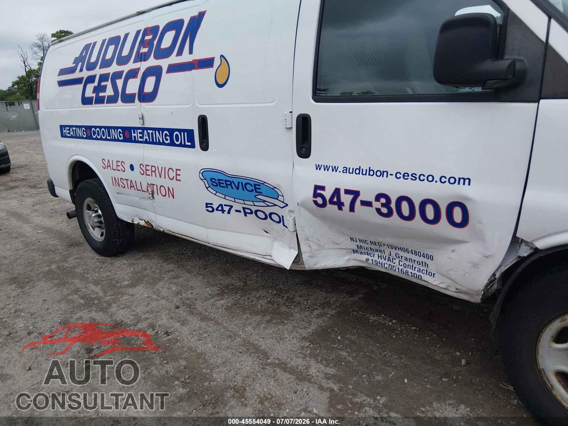 CHEVROLET EXPRESS 3500 2014 - 1GCZGUCG6E1135231