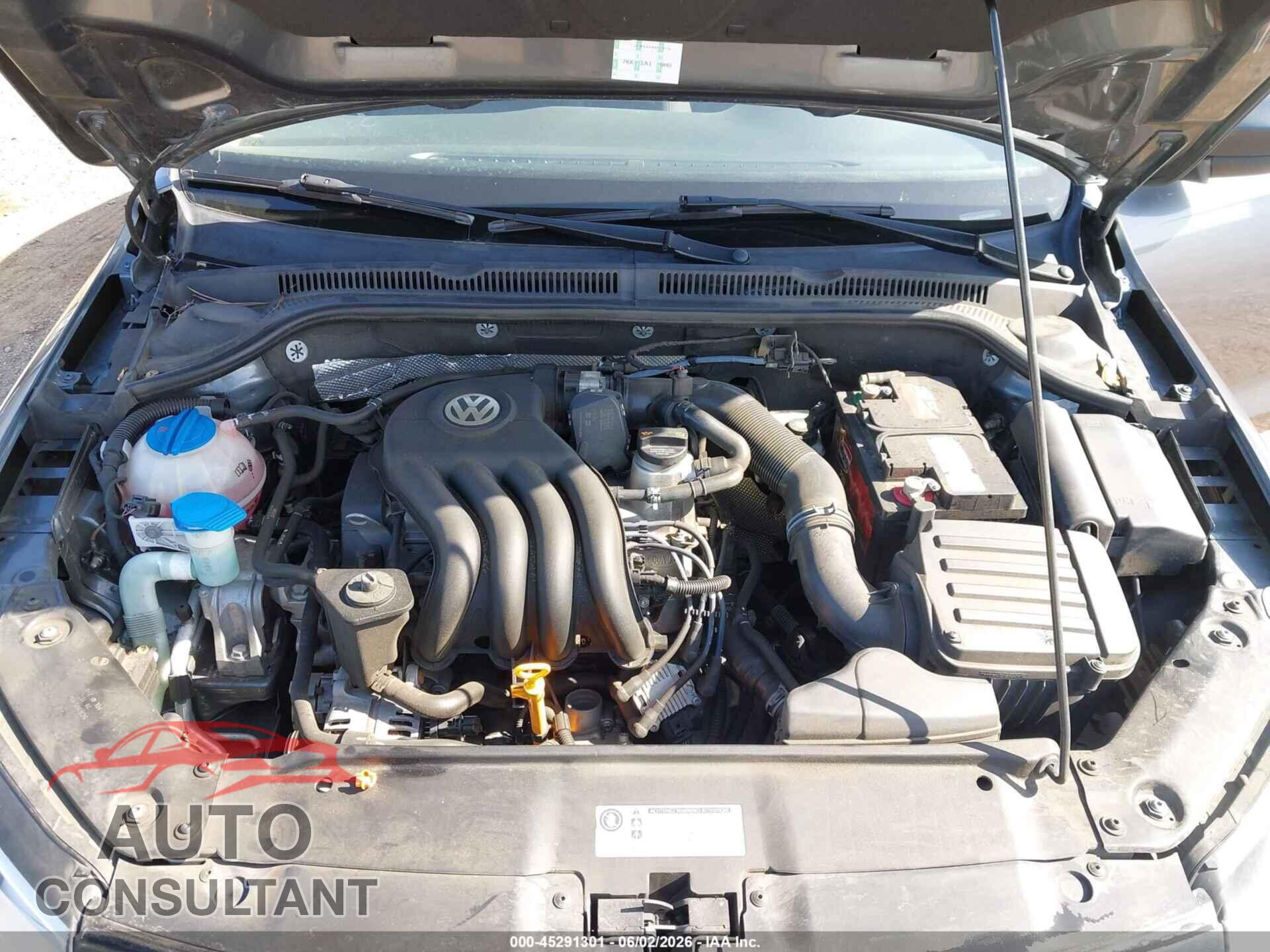 VOLKSWAGEN JETTA 2012 - 3VW1K7AJ8CM305985