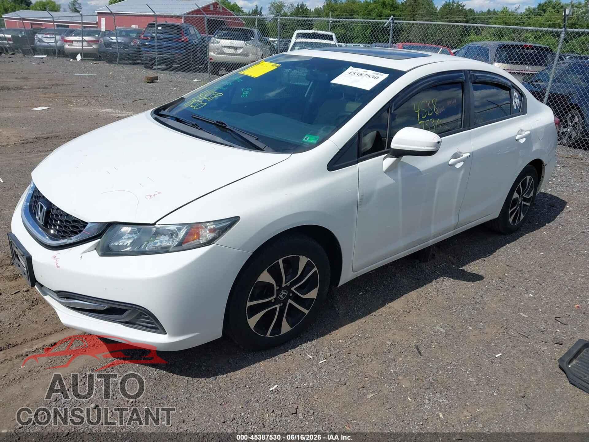 HONDA CIVIC 2014 - 2HGFB2F86EH548540