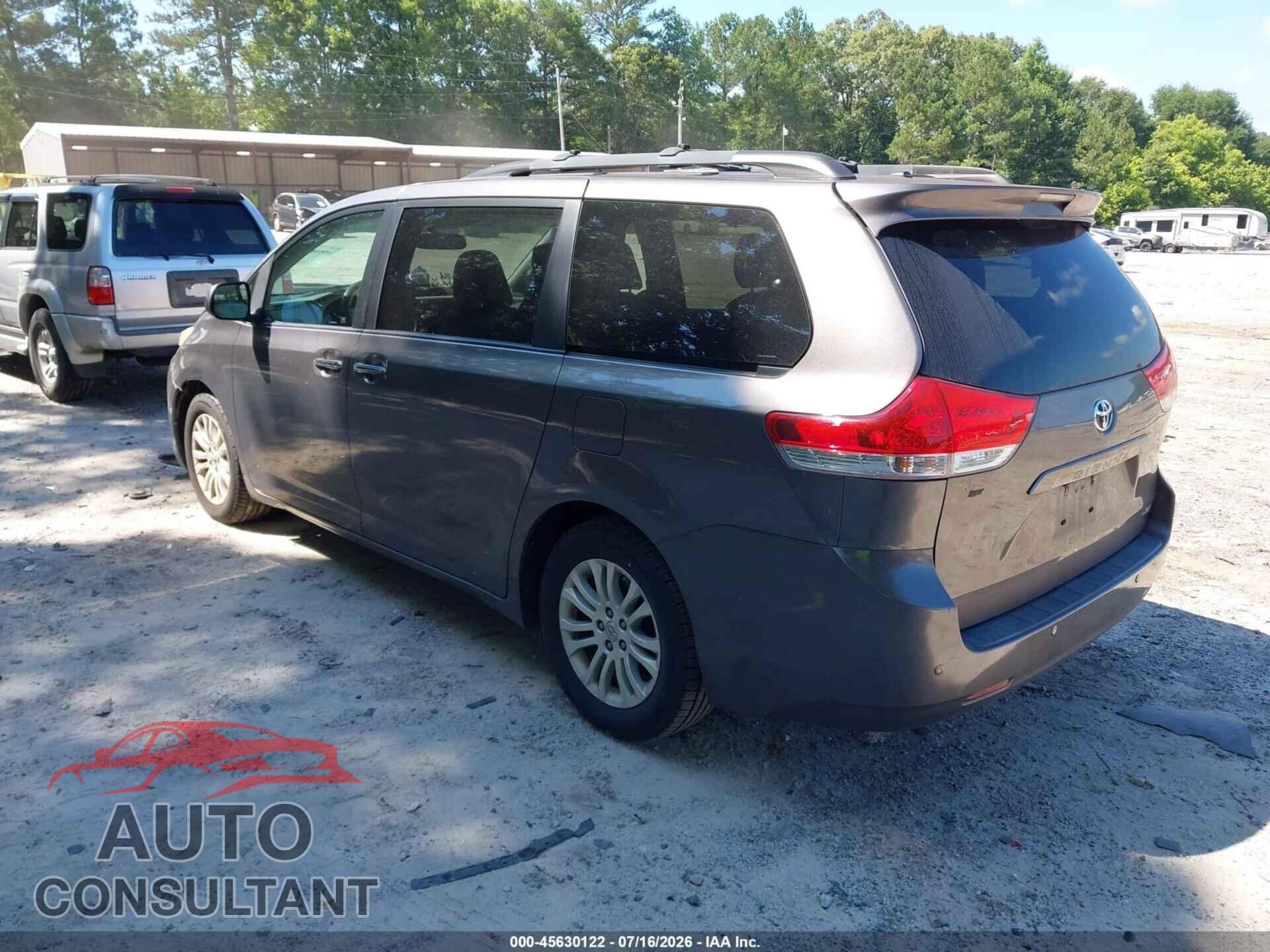 TOYOTA SIENNA 2012 - 5TDYK3DC8CS201634