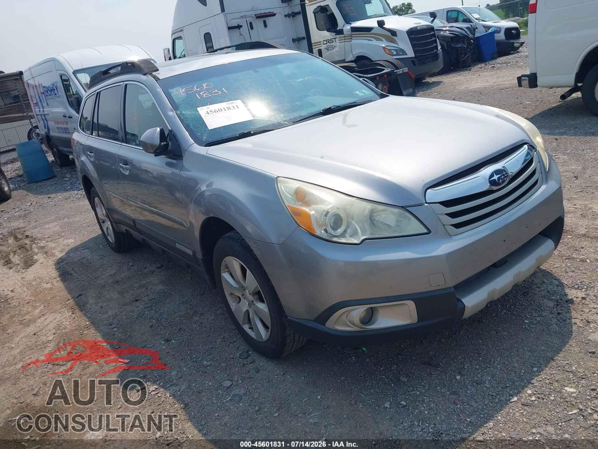 SUBARU OUTBACK 2011 - 4S4BREKC6B2385196