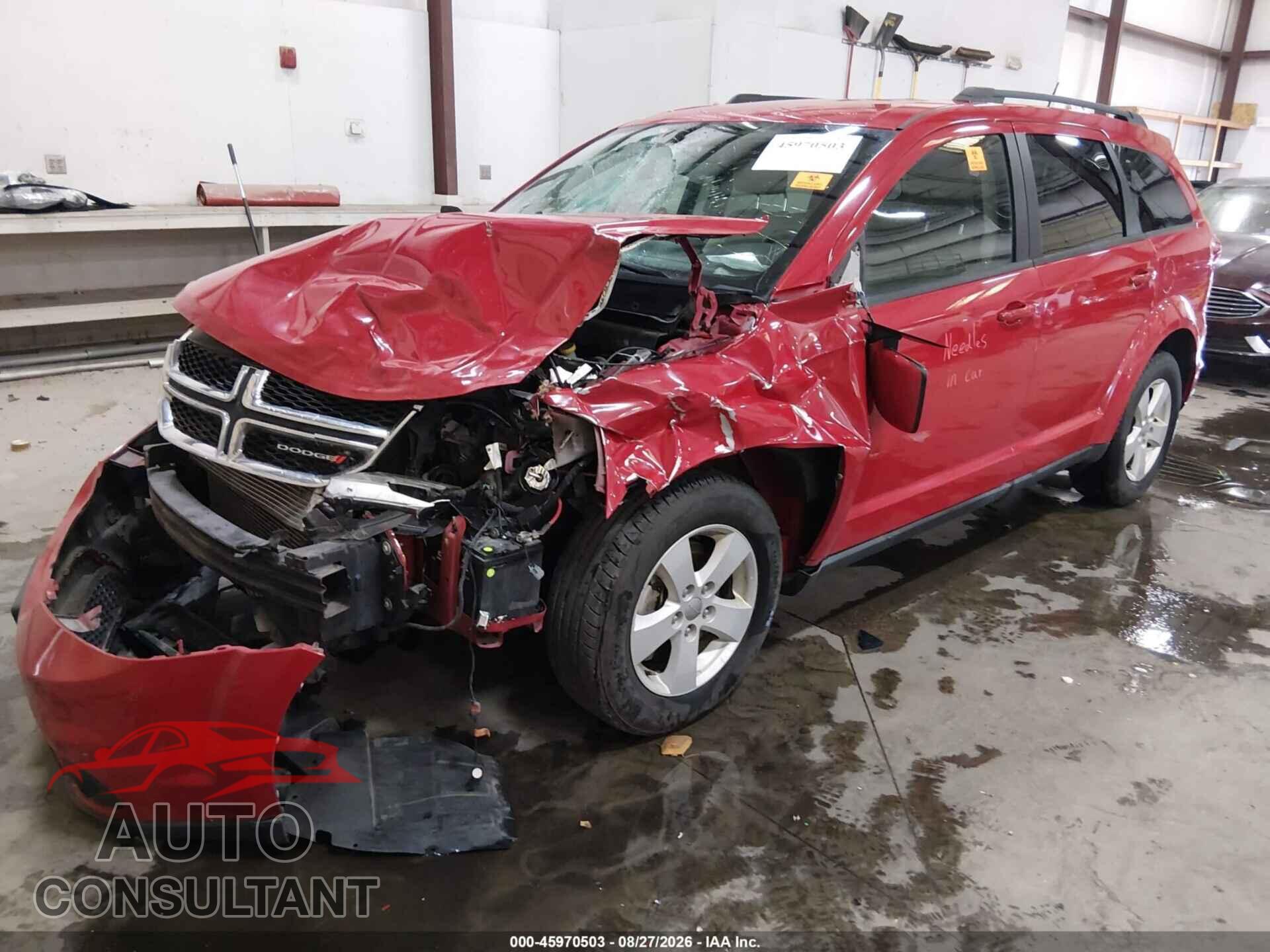 DODGE JOURNEY 2012 - 3C4PDCBG6CT399339