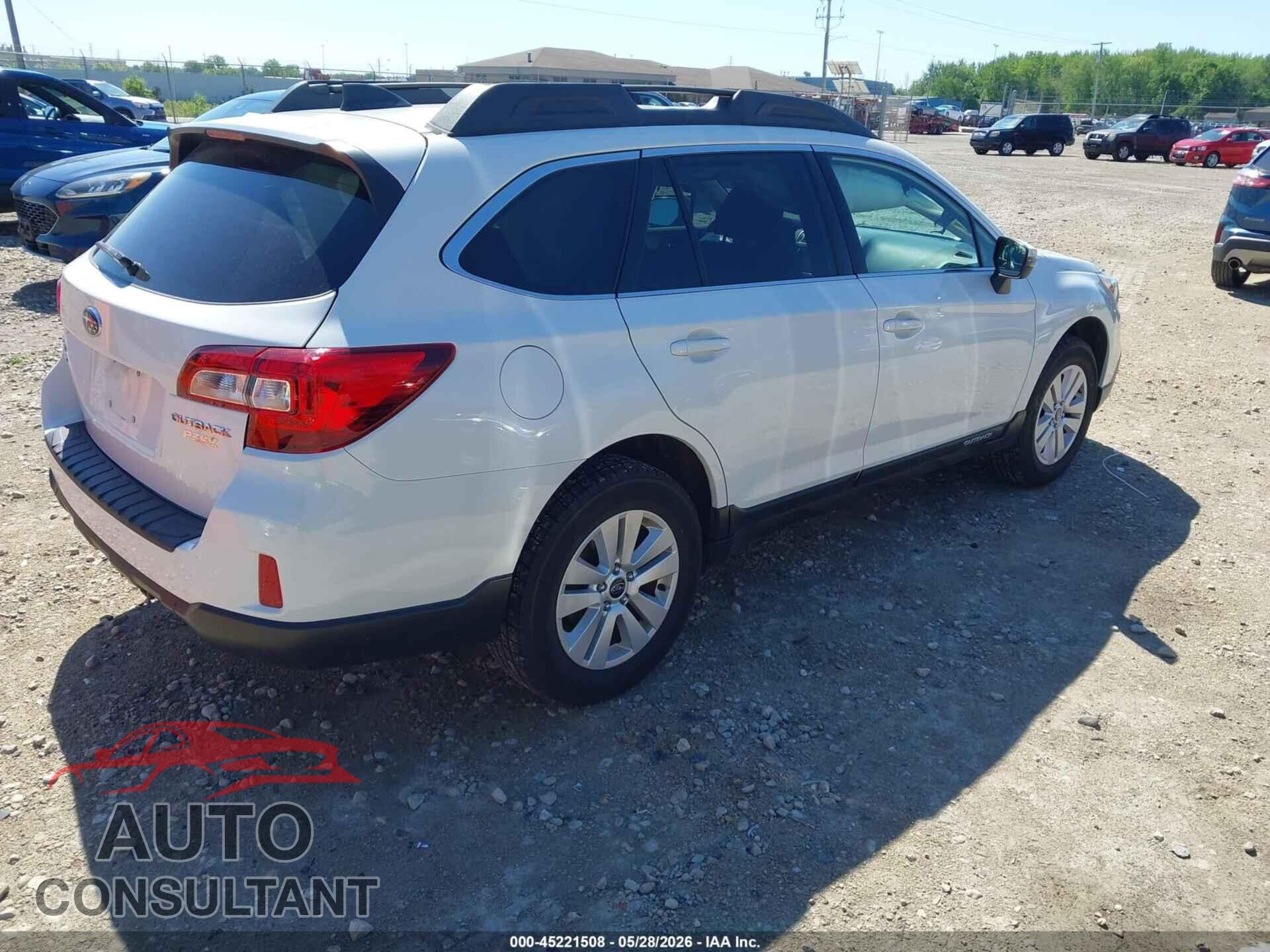 SUBARU OUTBACK 2017 - 4S4BSAFC6H3284556