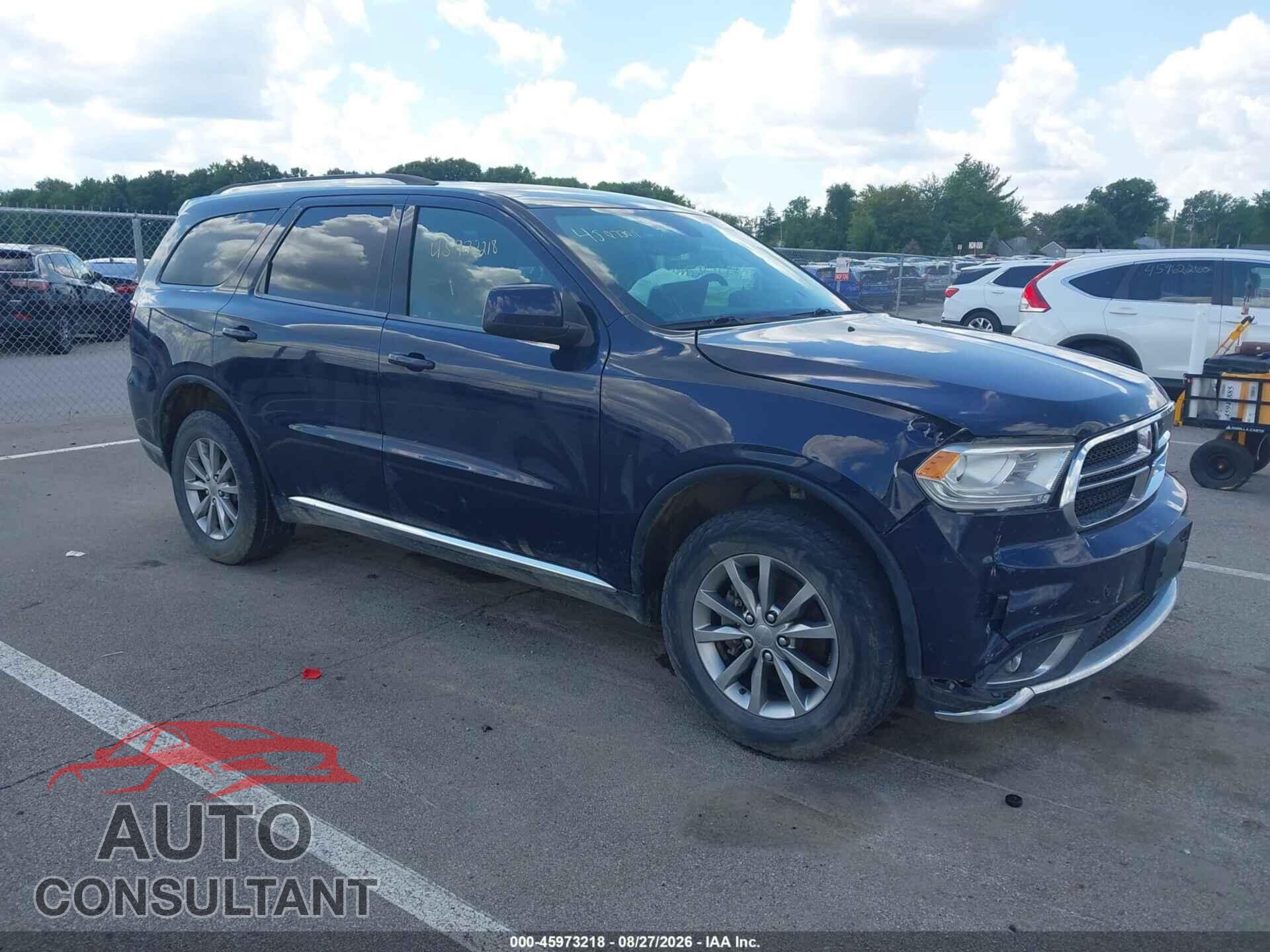 DODGE DURANGO 2017 - 1C4RDJAG0HC781139