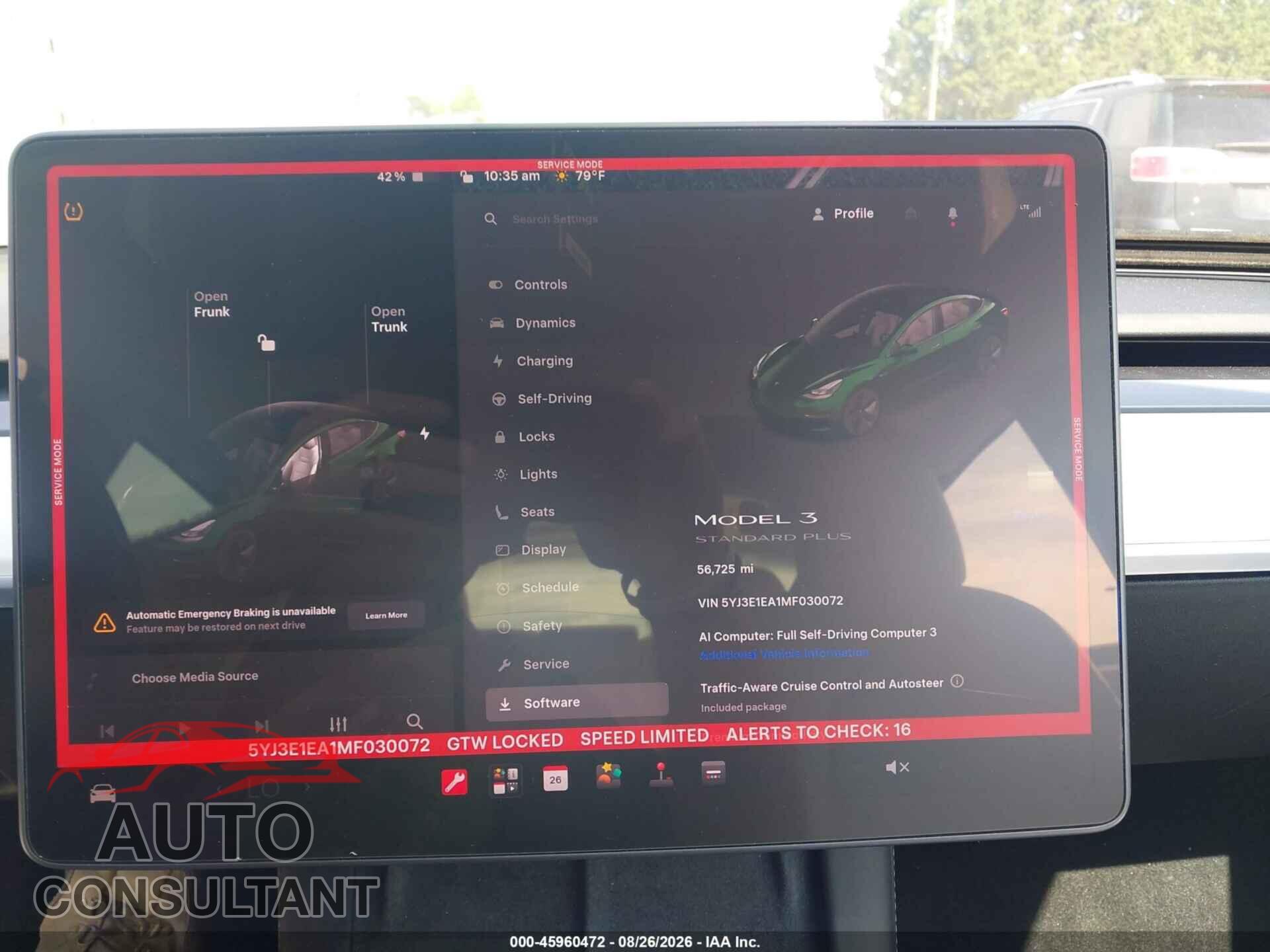 TESLA MODEL 3 2021 - 5YJ3E1EA1MF030072