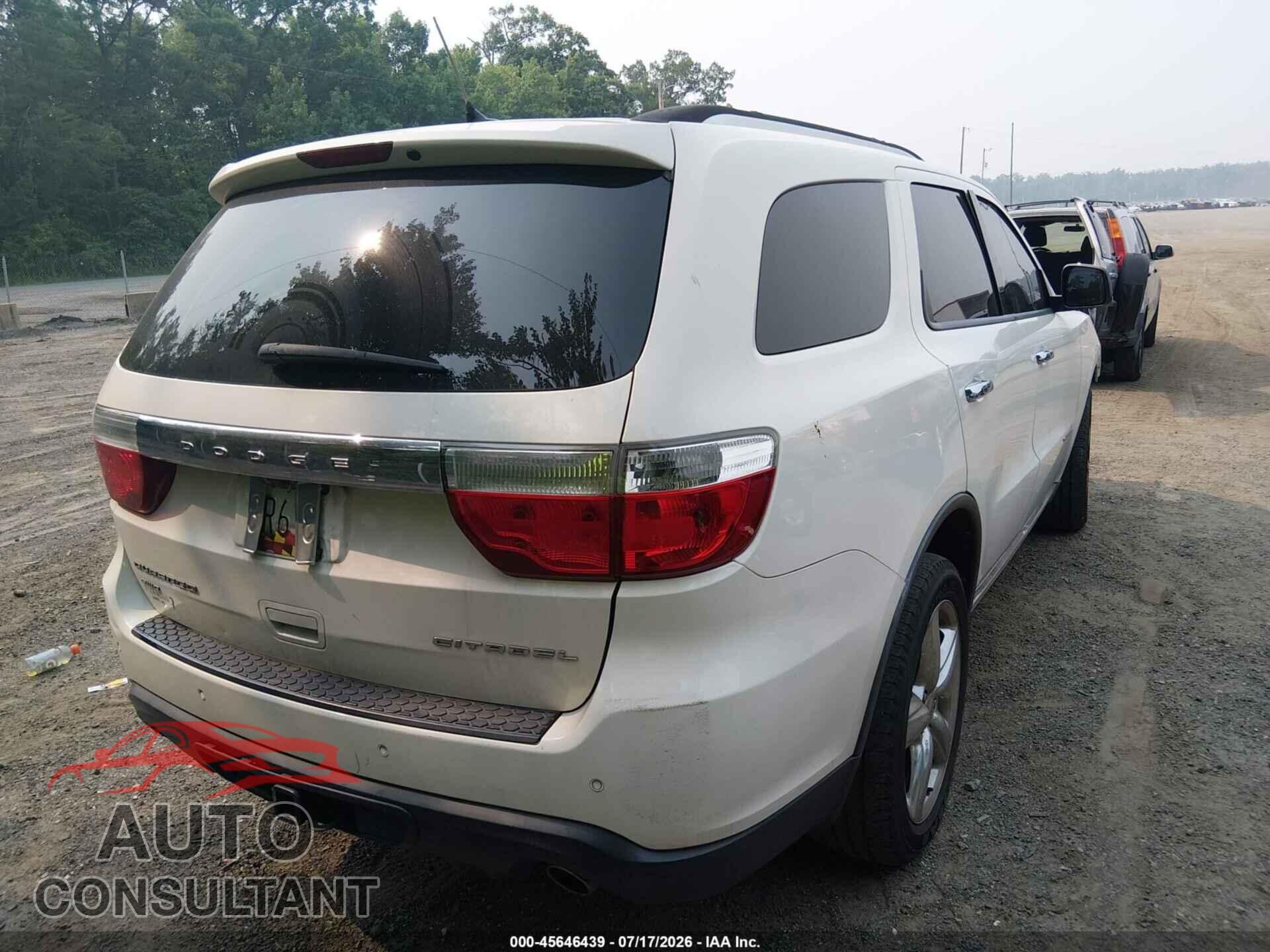 DODGE DURANGO 2012 - 1C4SDJET8CC144064