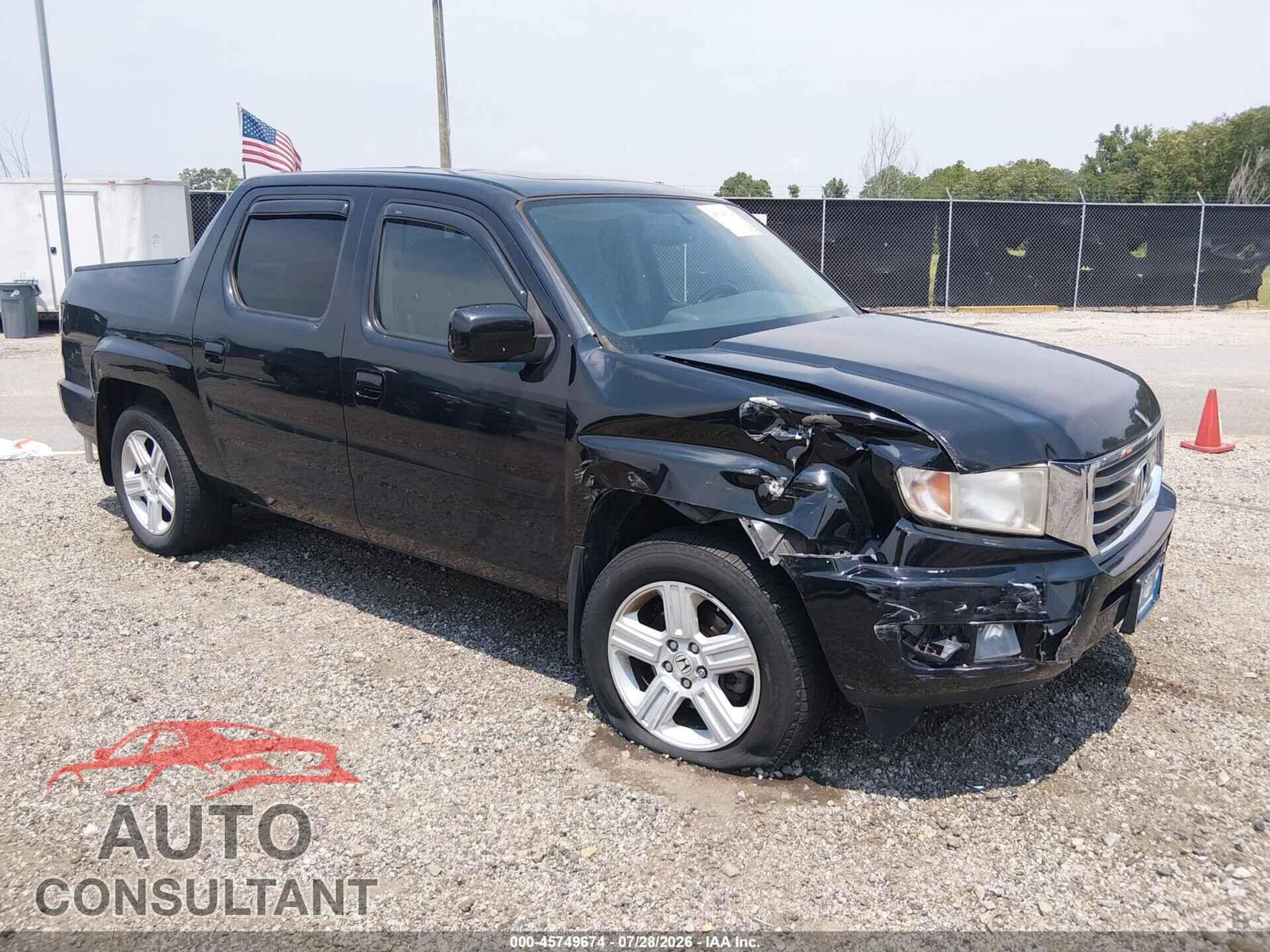 HONDA RIDGELINE 2013 - 5FPYK1F53DB002877