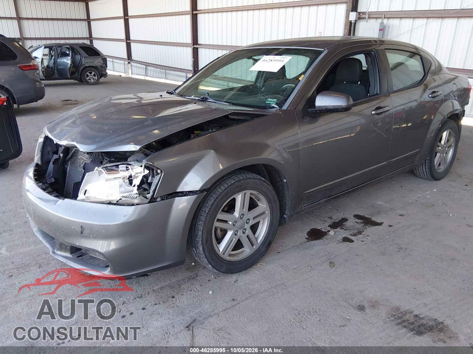 DODGE AVENGER 2012 - 1C3CDZCB6CN196685