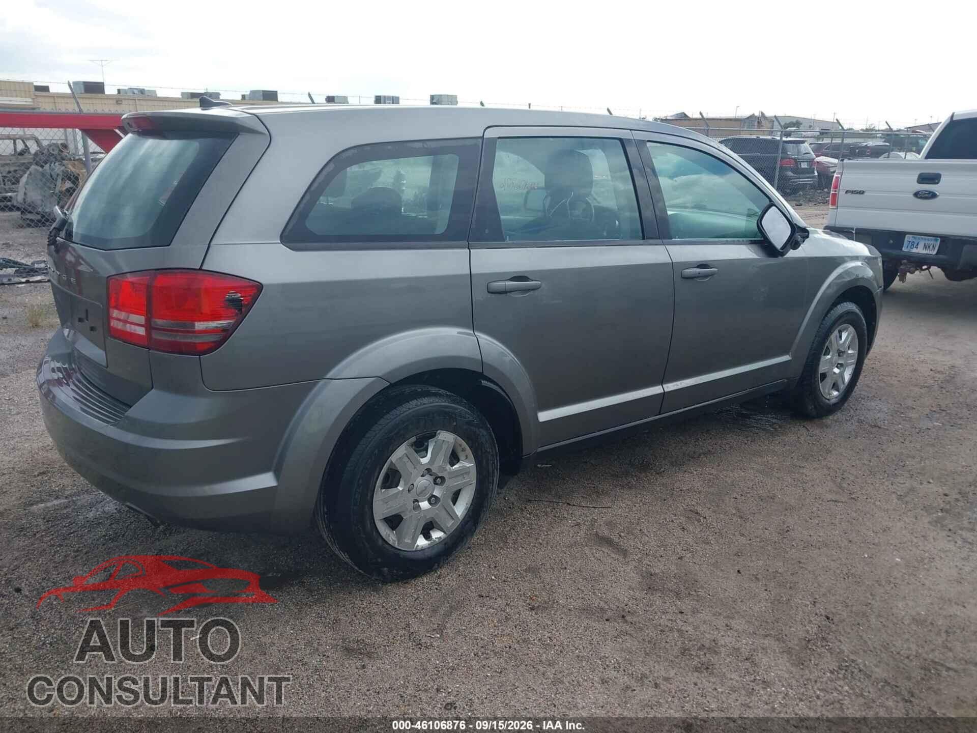 DODGE JOURNEY 2012 - 3C4PDCAB7CT203656