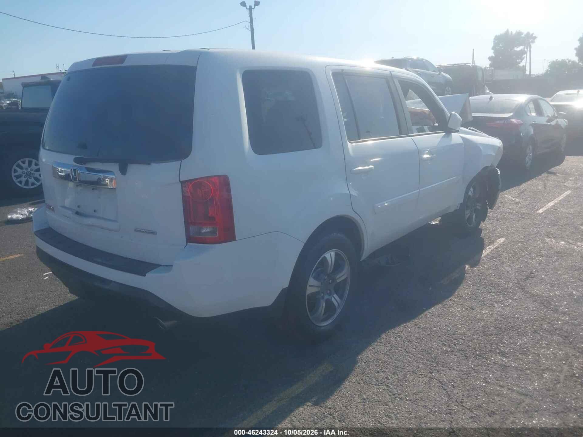 HONDA PILOT 2015 - 5FNYF3H3XFB007808